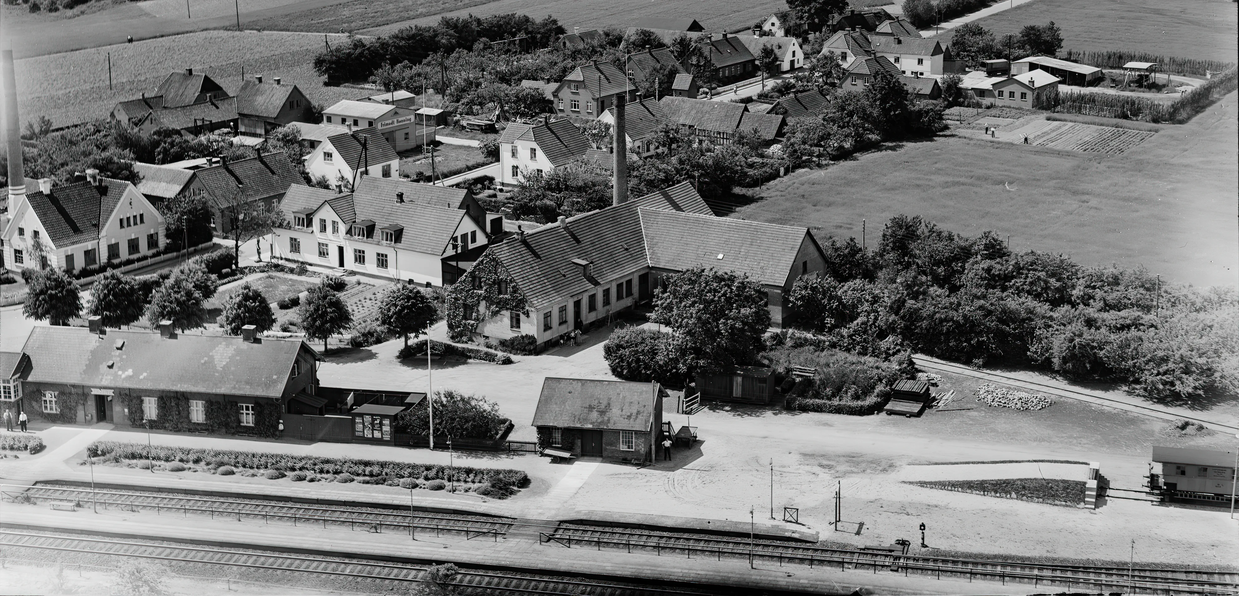 Billede af Pjedsted Station.