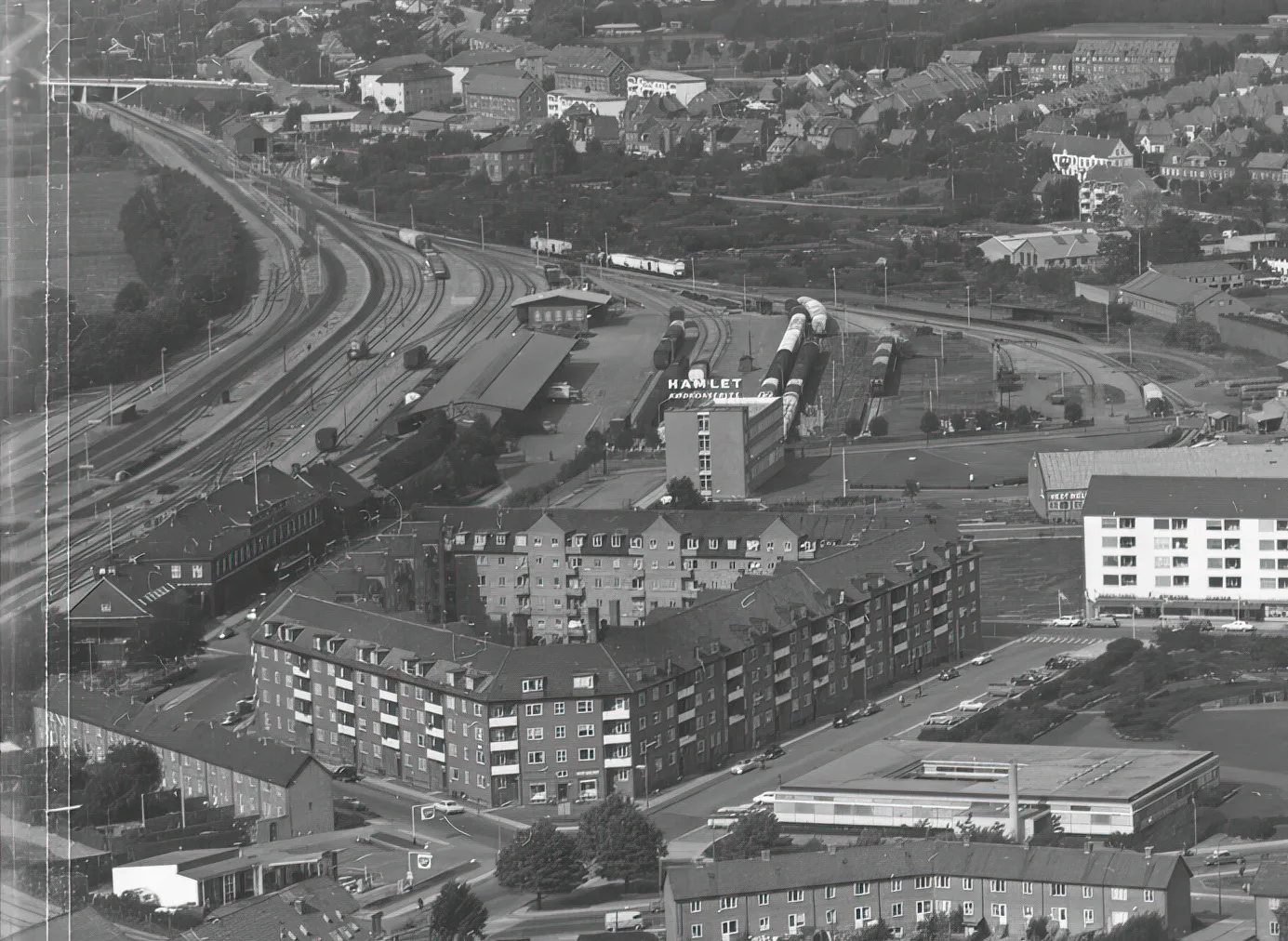 Billede af Horsens Godsbanegård. Billede af Horsens Godsbanegård.