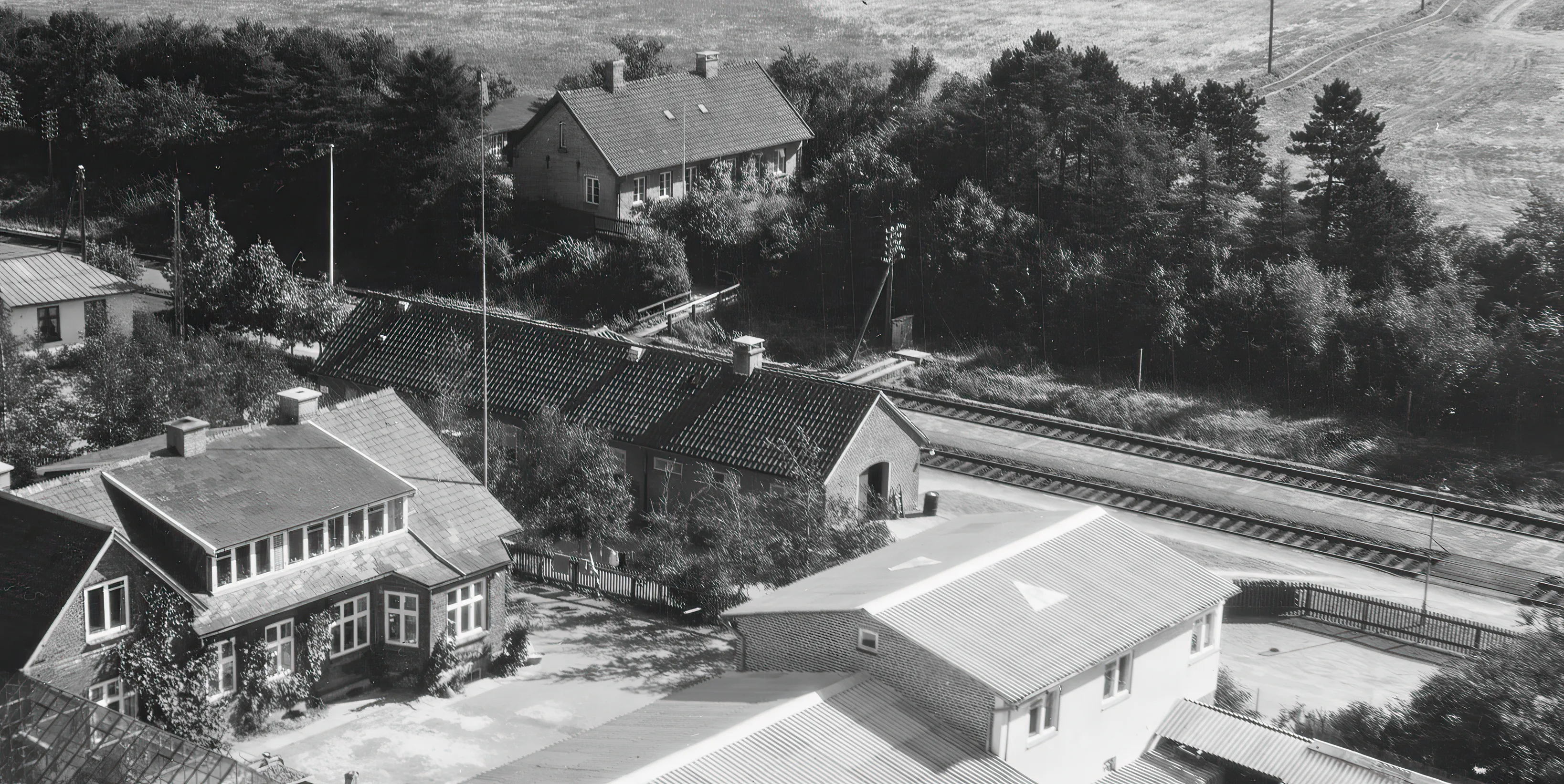 Billede af Hasselager Station. Billede af Hasselager Station.