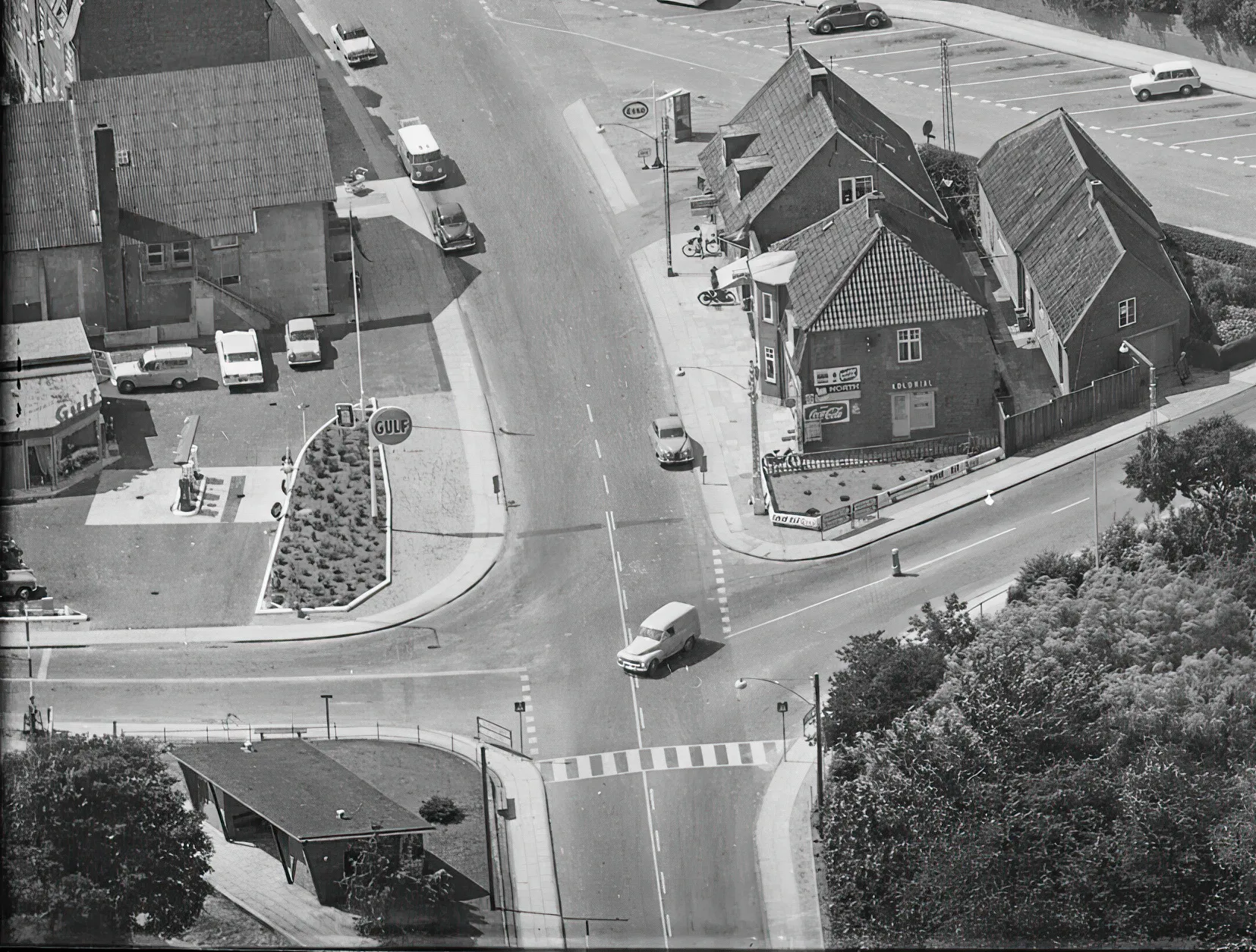 Billede af Dronningborg Trinbræt. Billede af Dronningborg Trinbræt.