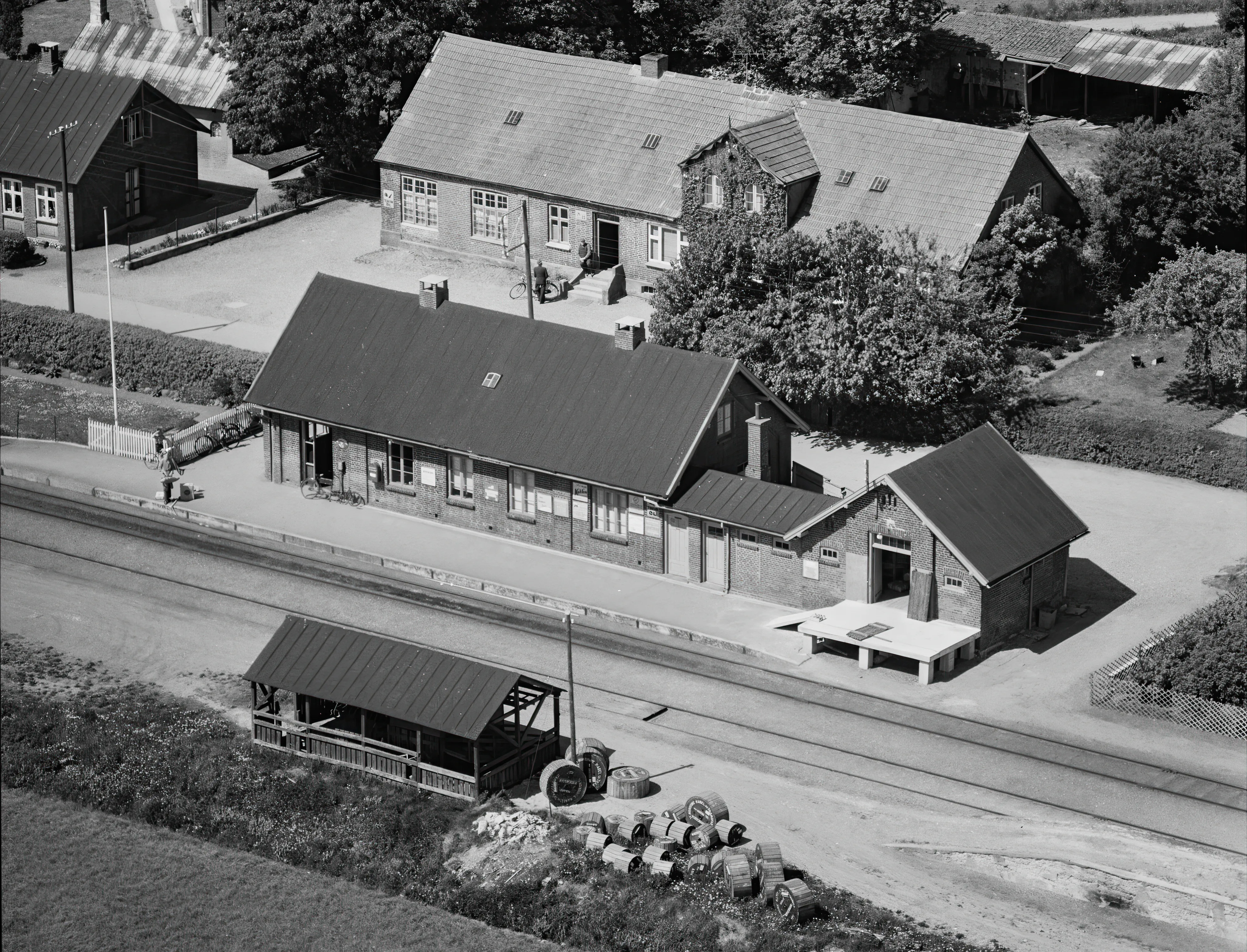 Billede af Spentrup Station. Billede af Spentrup Station.