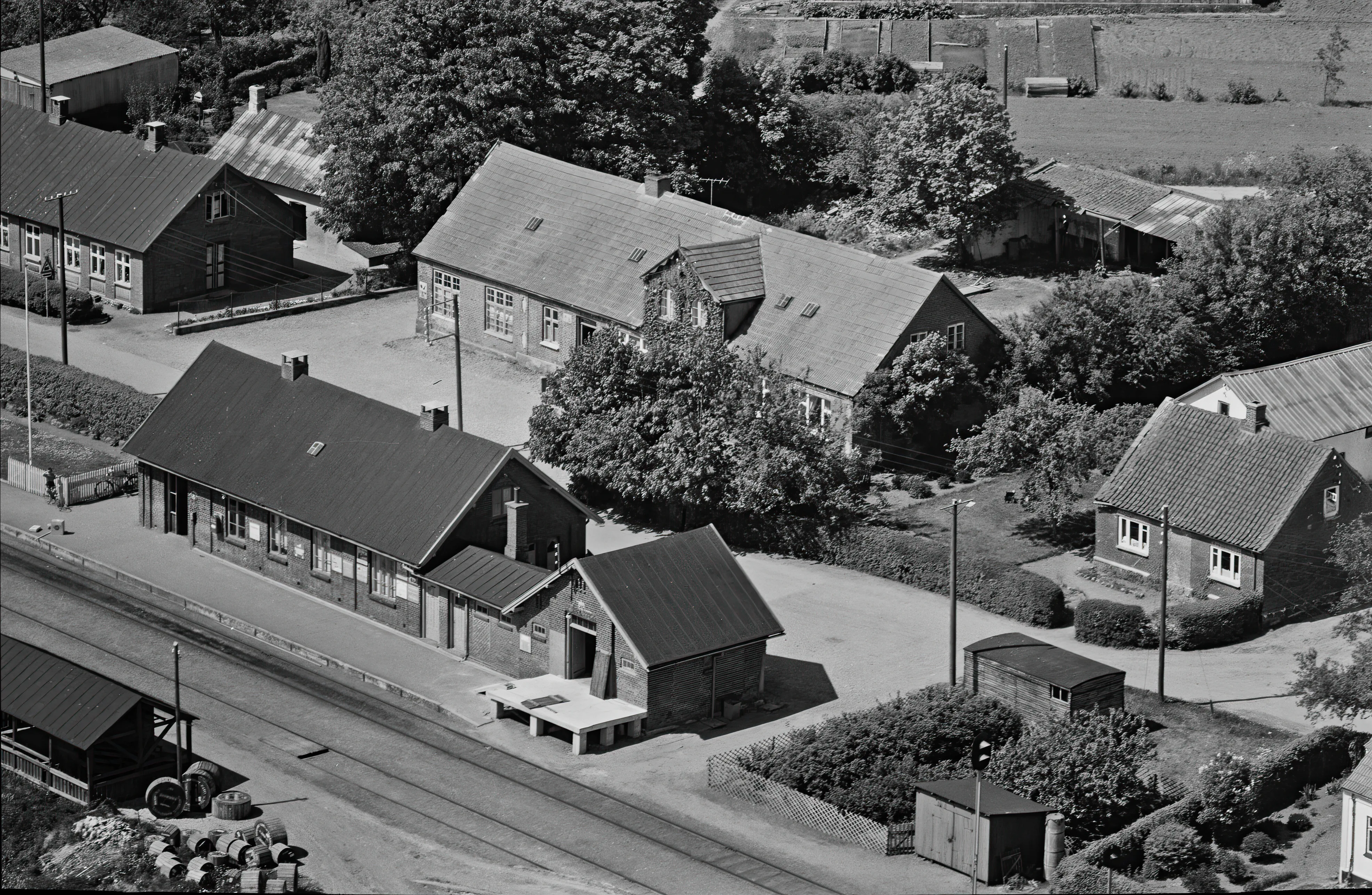 Billede af Spentrup Station.