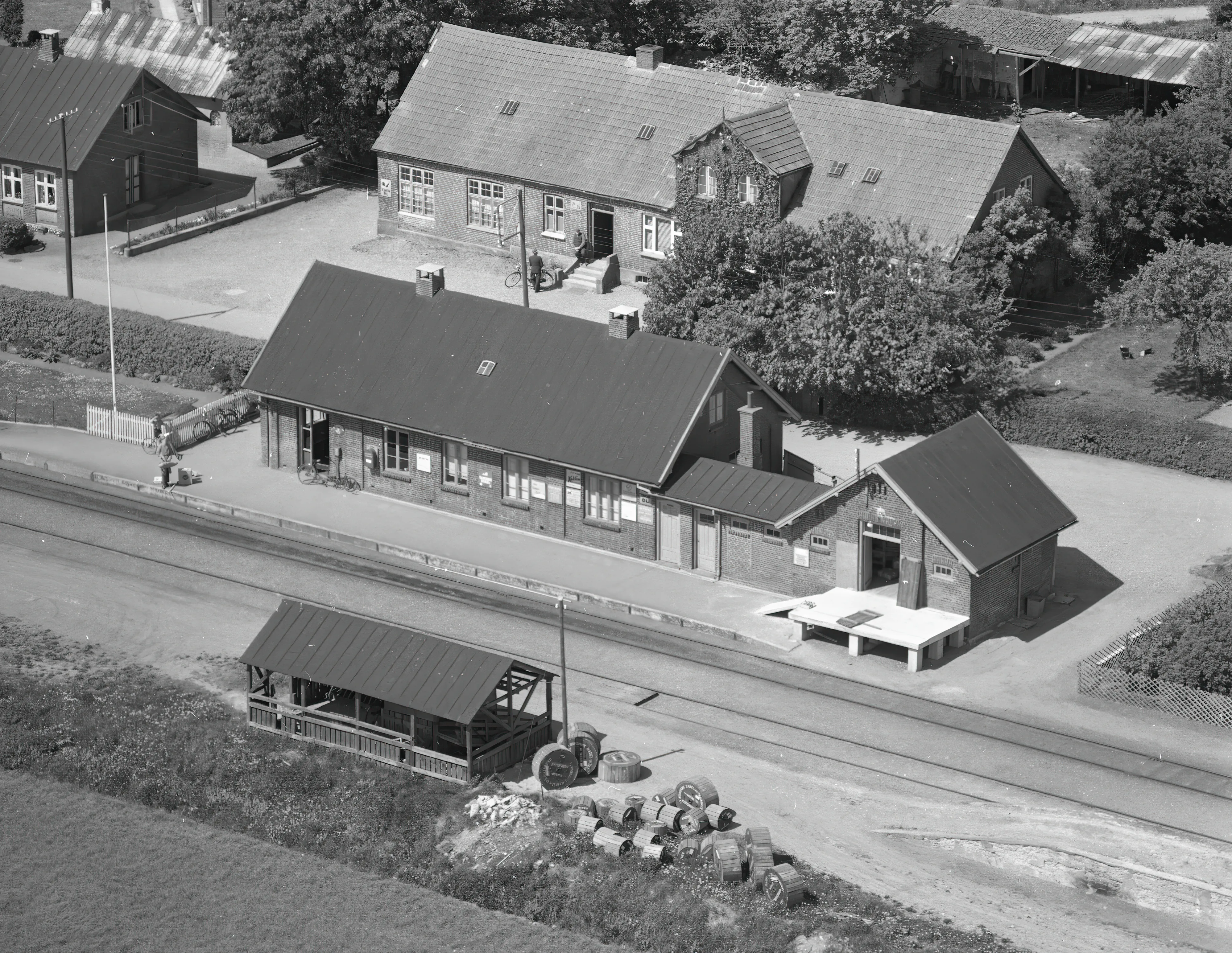 Billede af Spentrup Station. Billede af Spentrup Station.