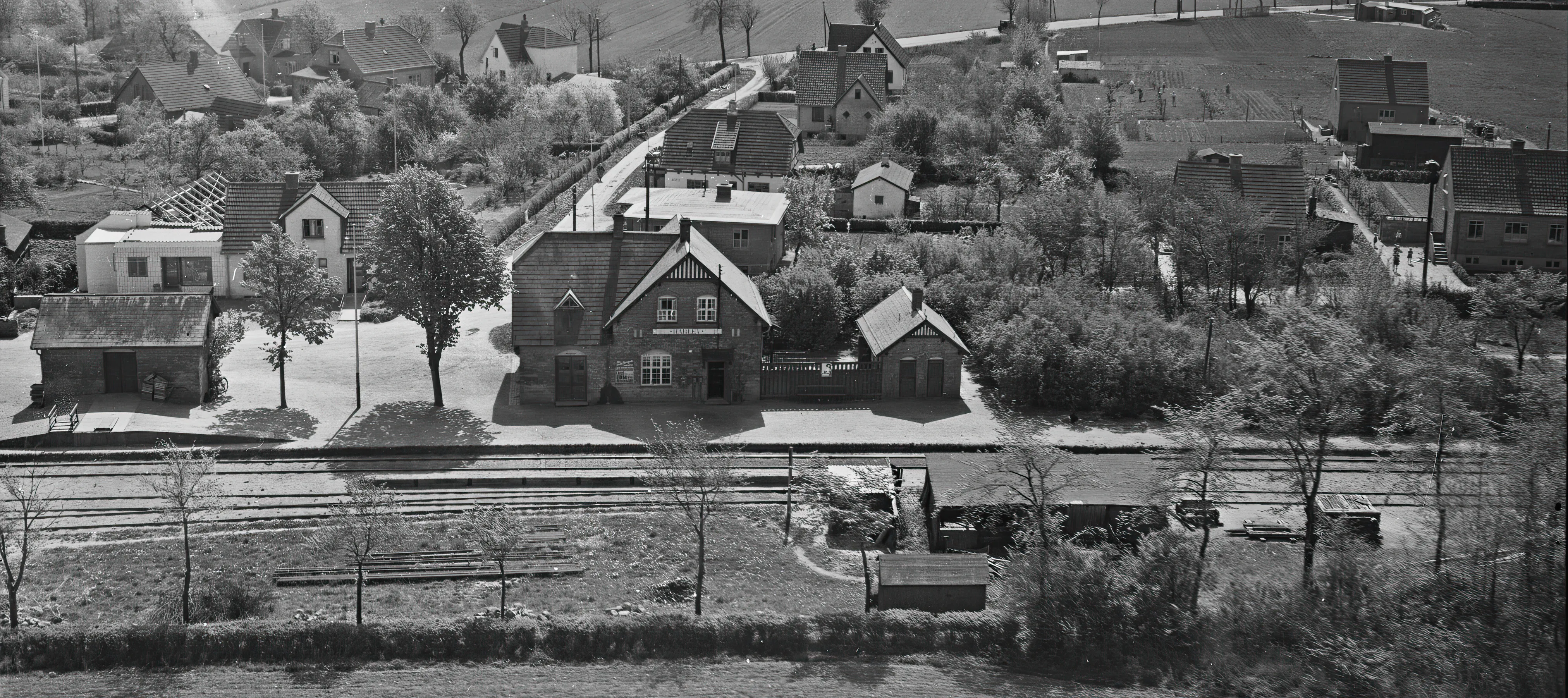 Billede af Harlev Station.