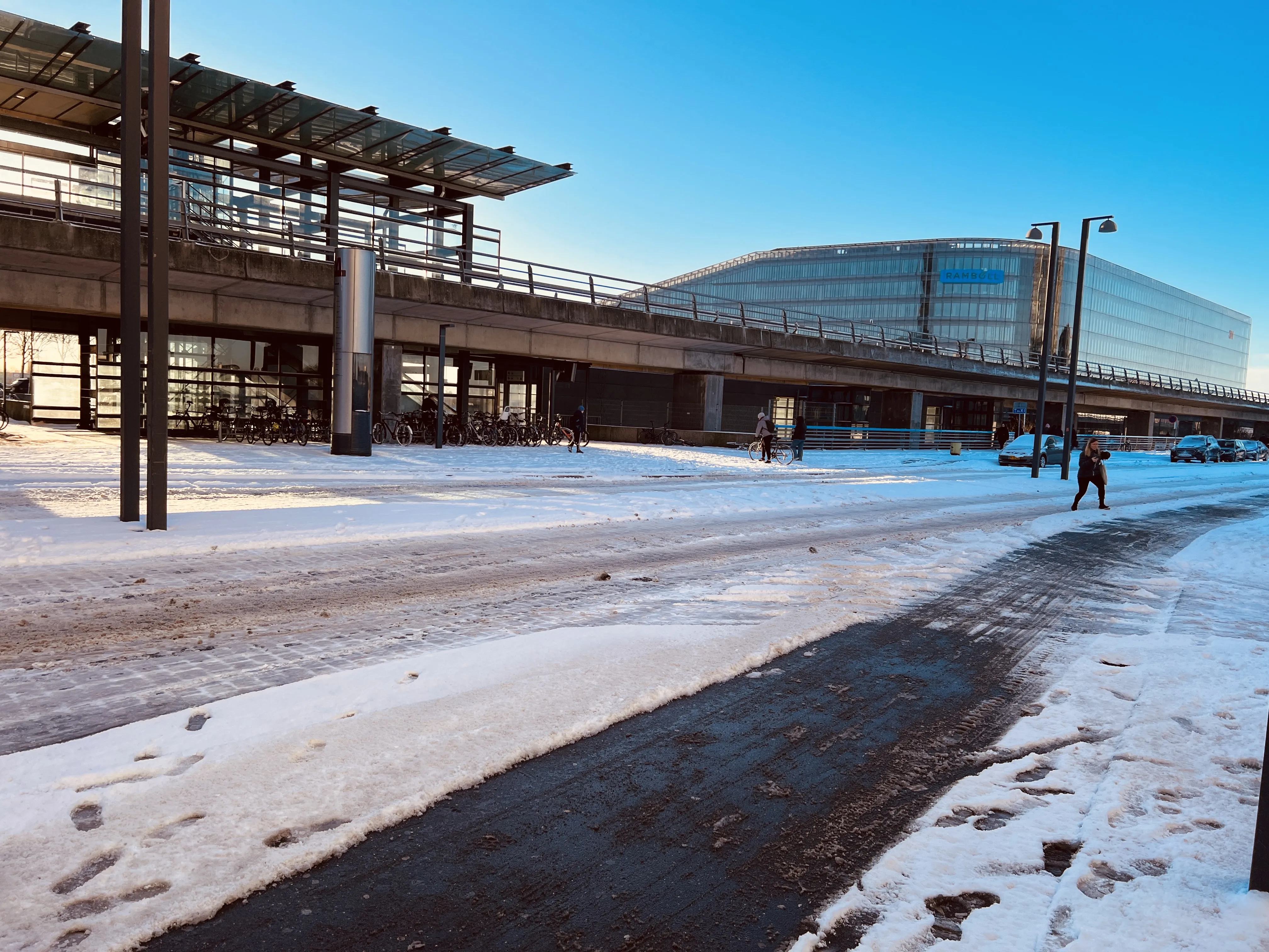 Billede af Ørestad Metrostation.