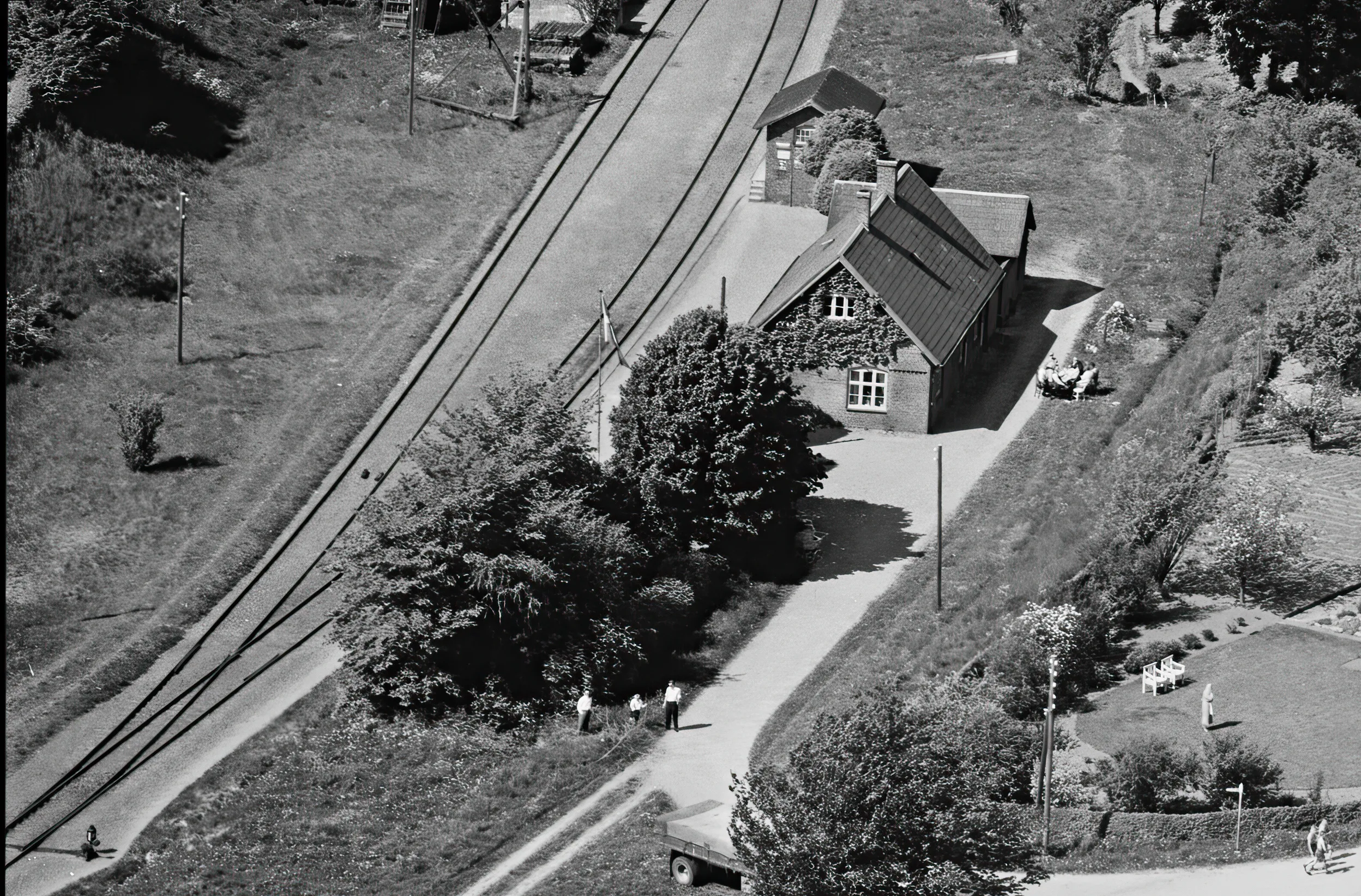 Billede af Lundum Station.