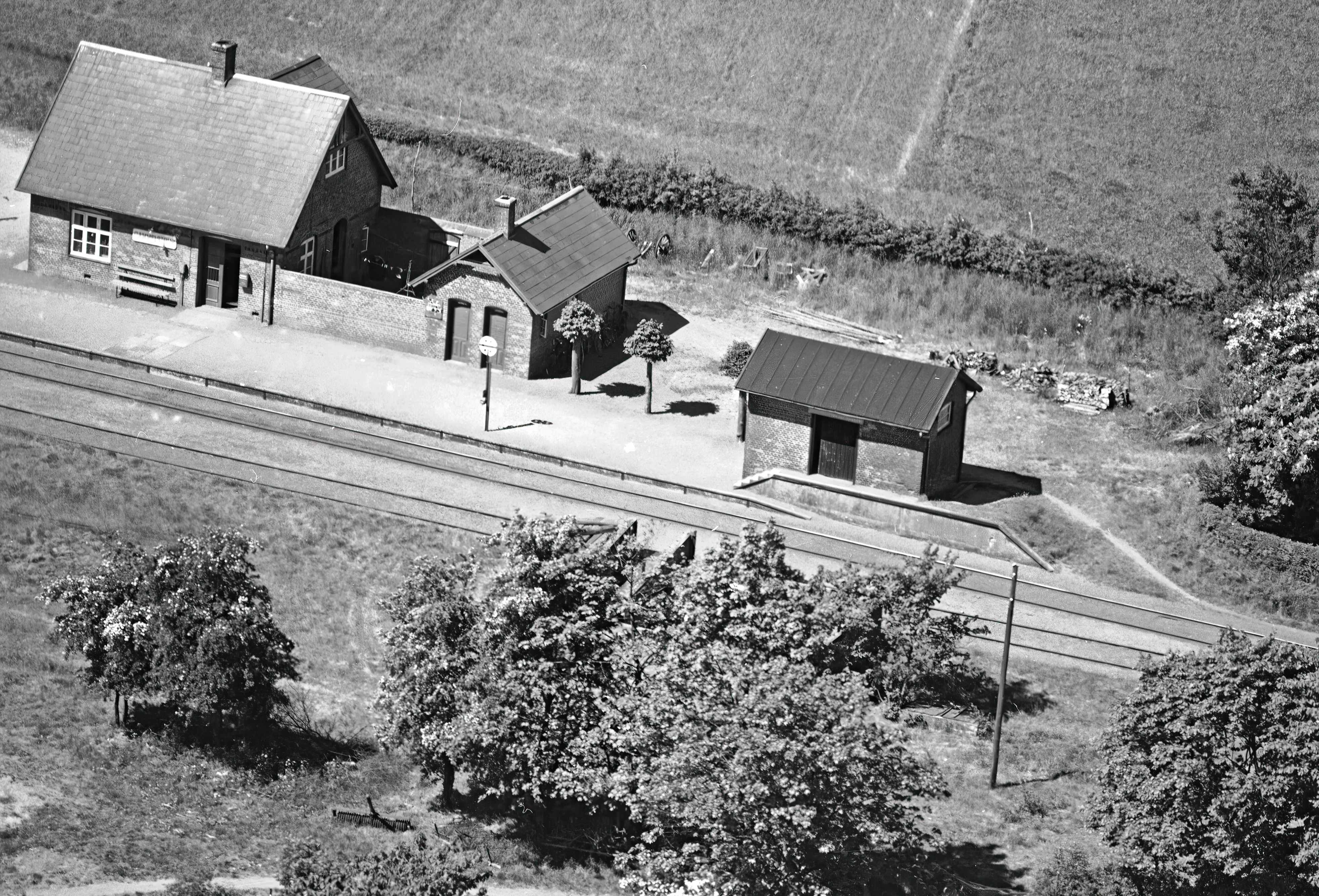 Billede af Gammelstrup Station.