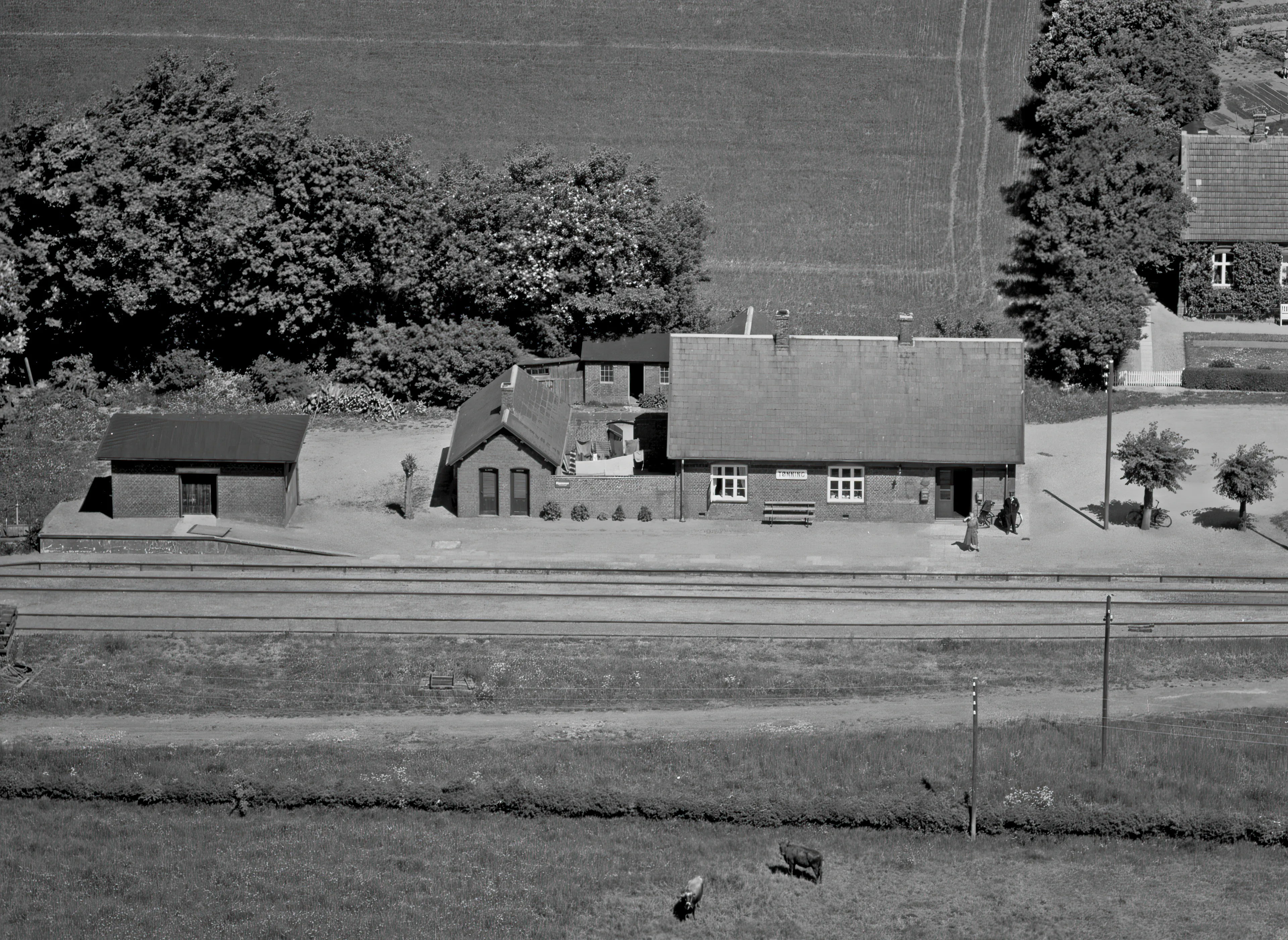 Billede af Tønning Station.