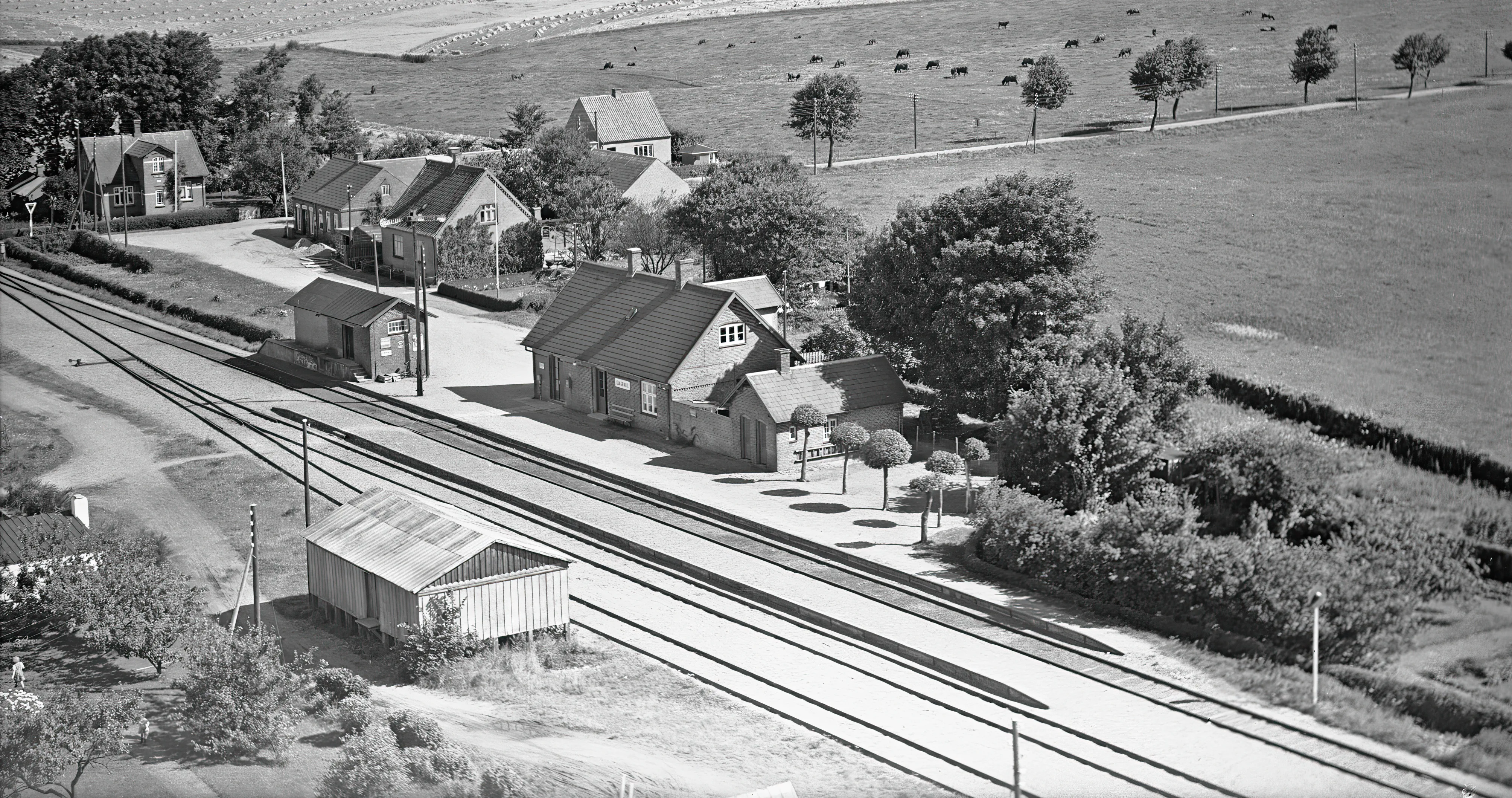 Billede af Slagballe Station. Billede af Slagballe Station.