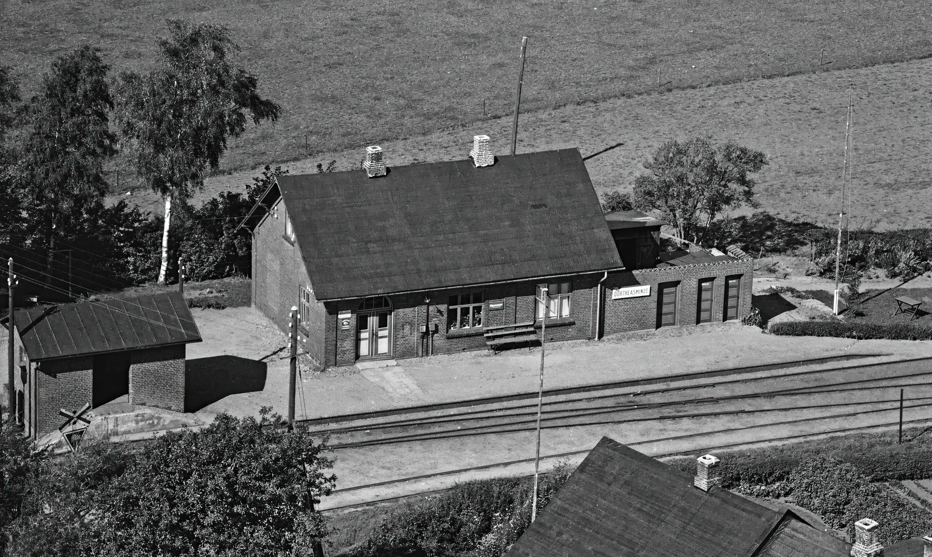 Billede af Dortheasminde Station.