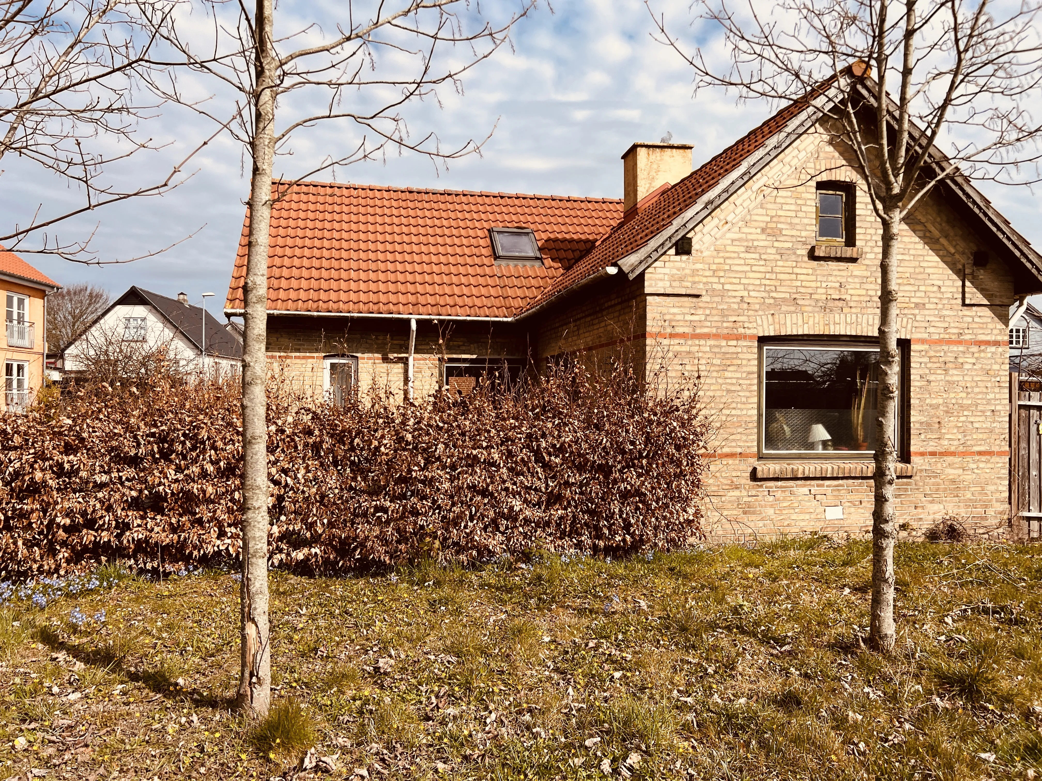 Billede af vogterhuset ved Sandved Station.