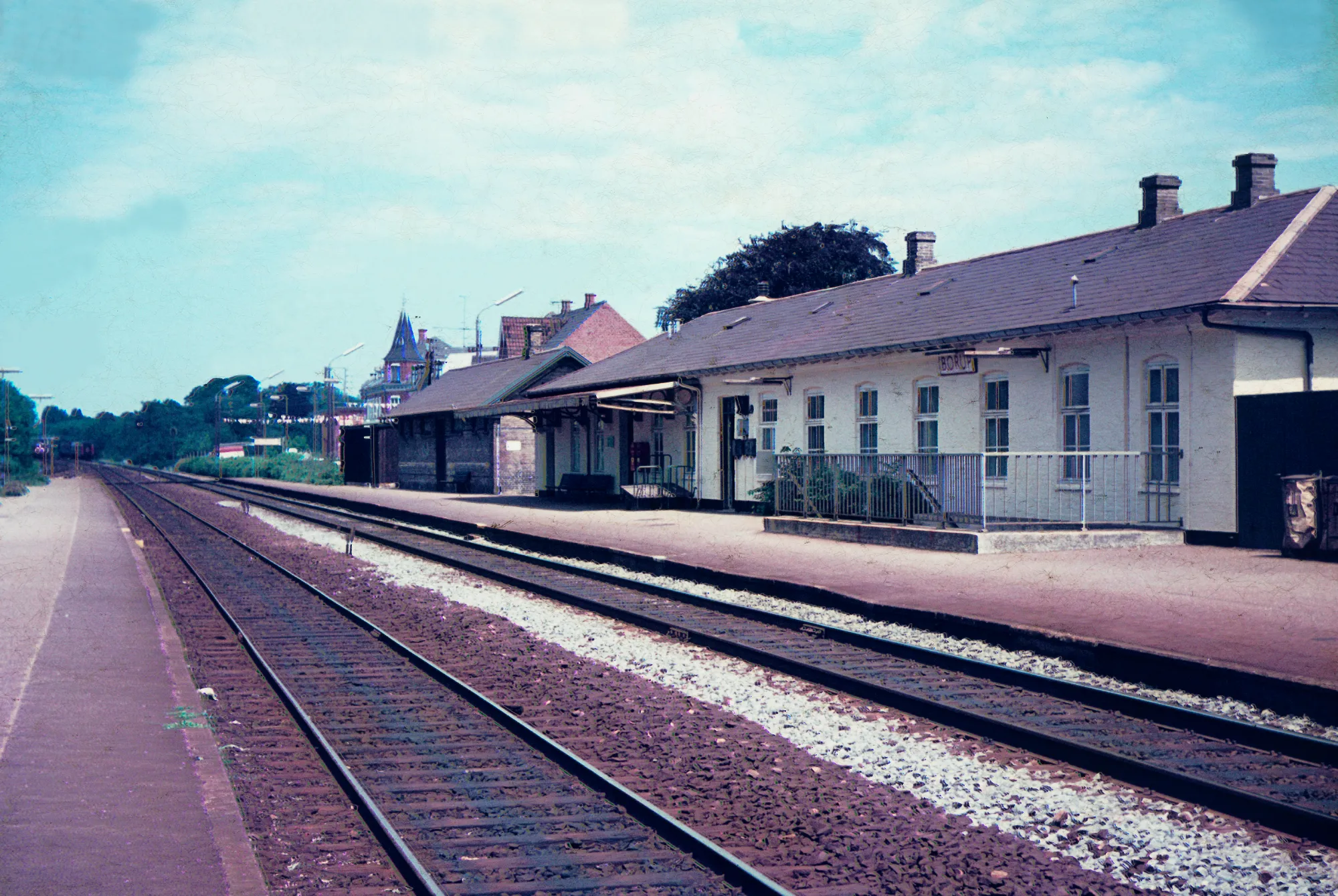 Billede af Borup Station.