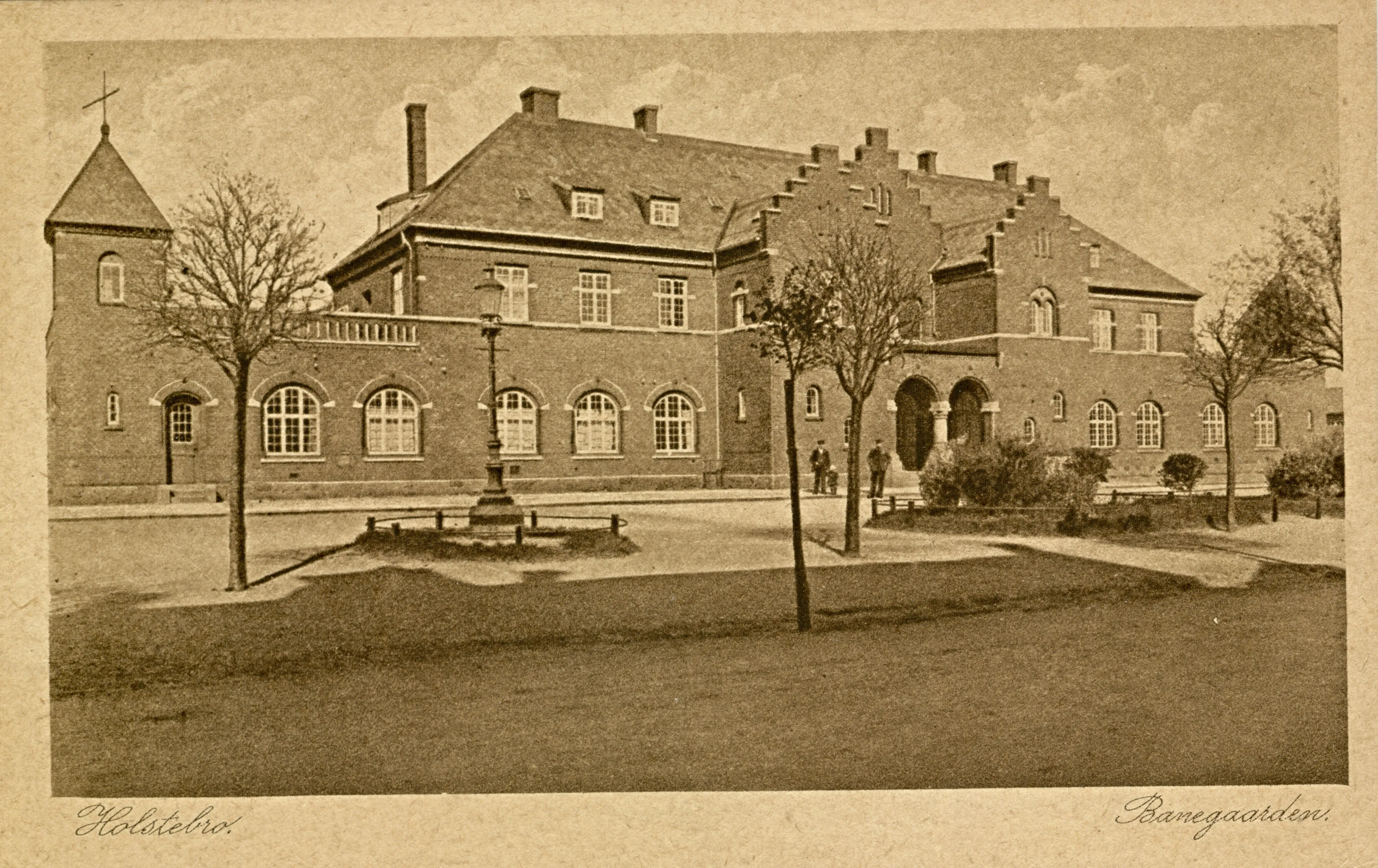 Postkort med Holstebro Station.