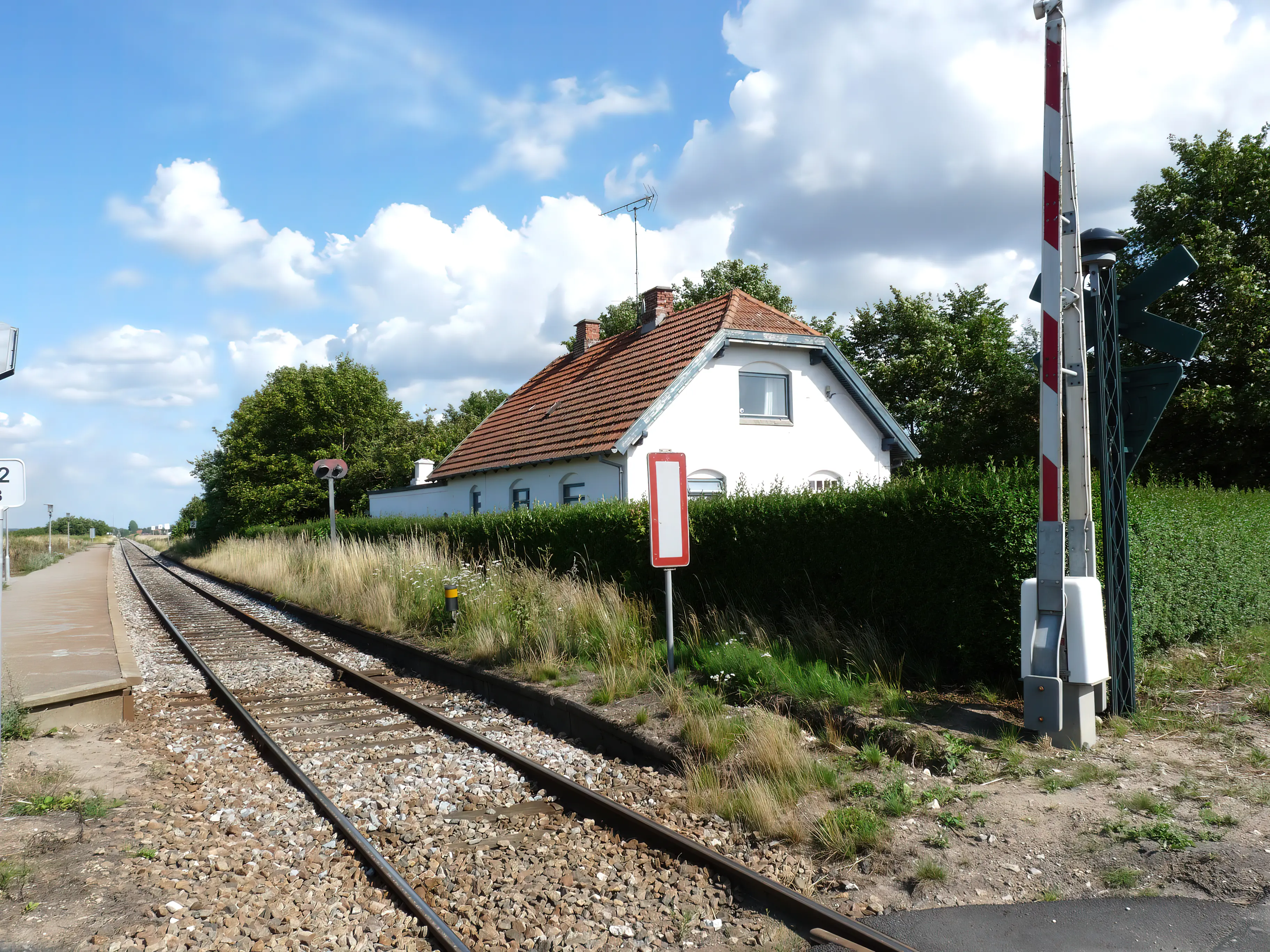 Billede af Sandby Holdeplads med sidespor.