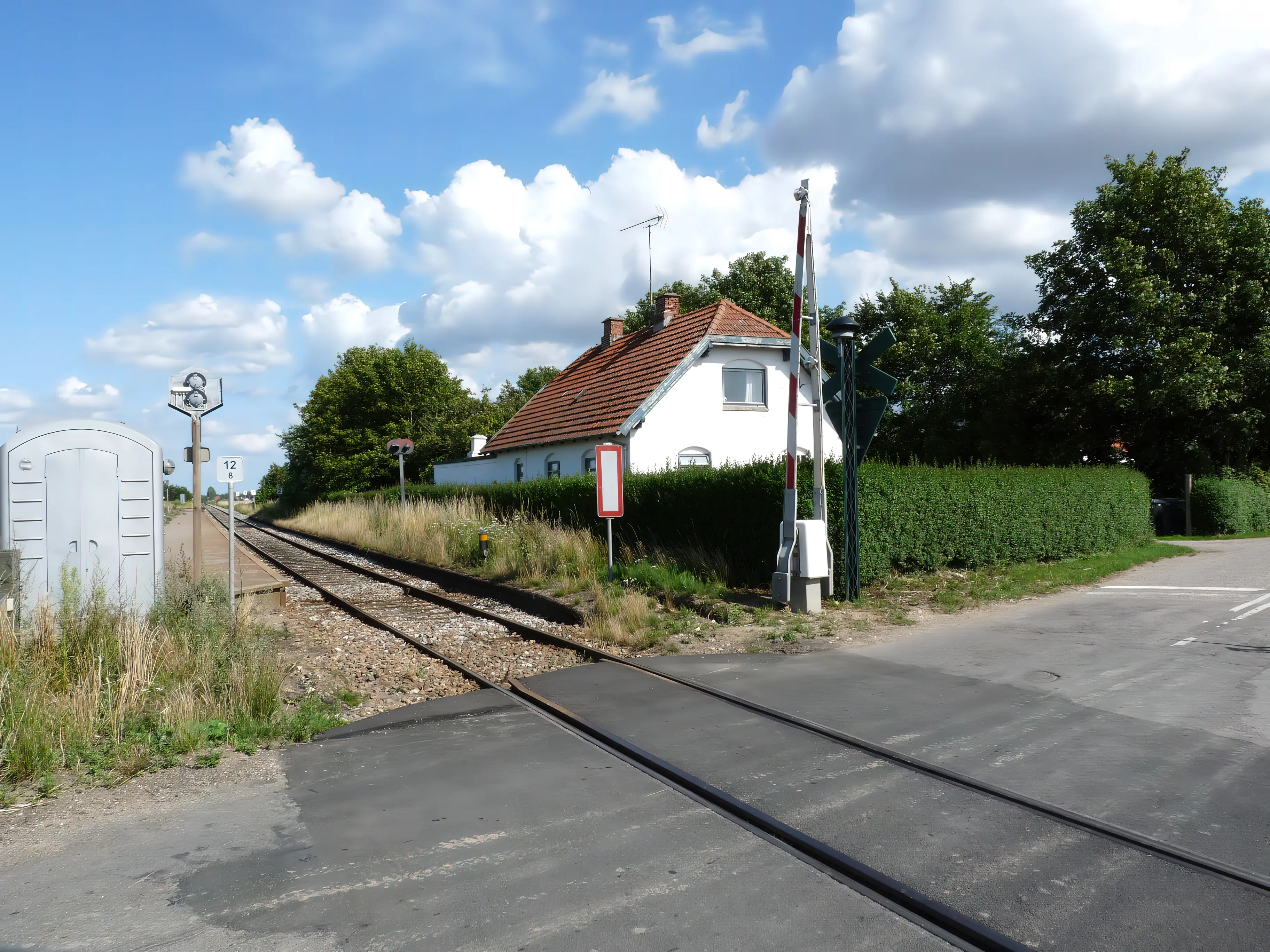 Billede af Sandby Holdeplads med sidespor.