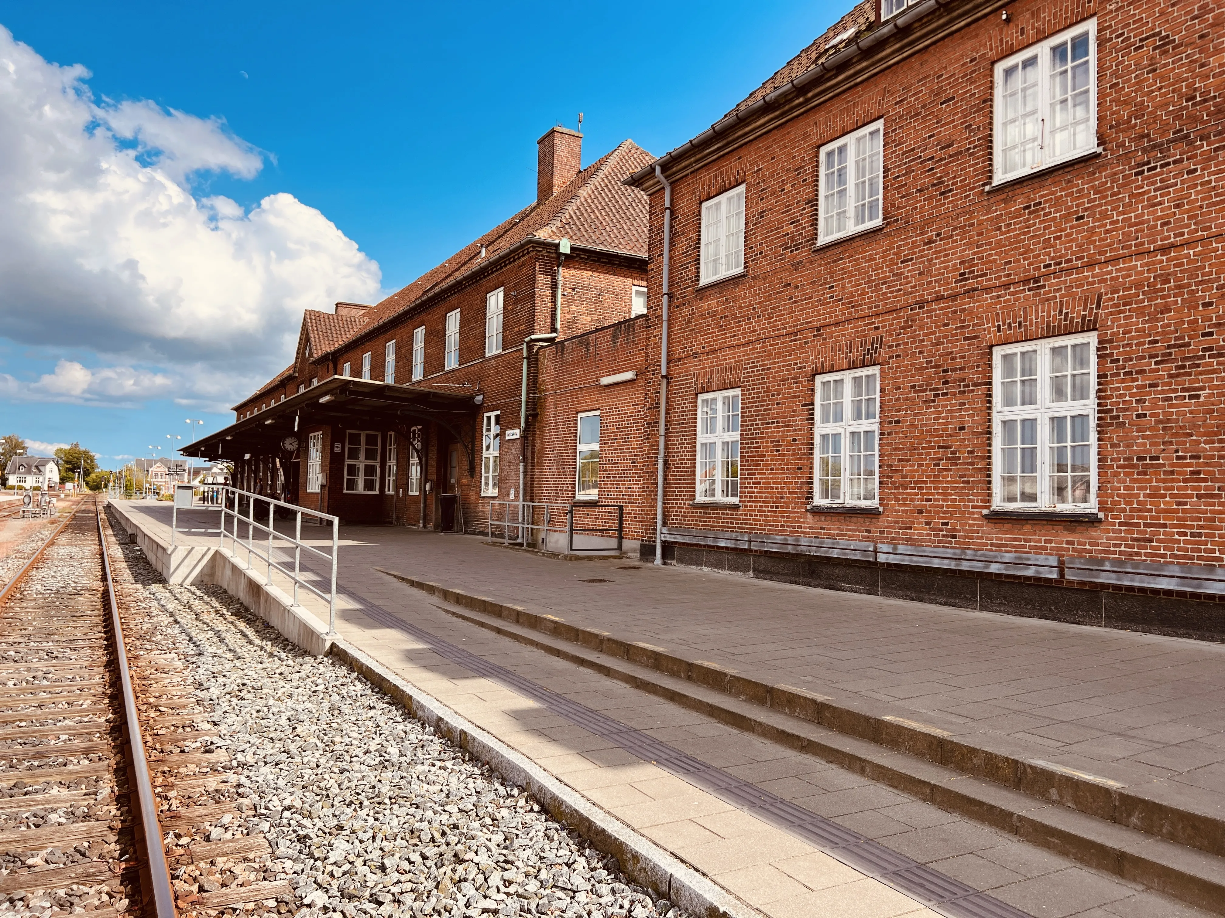 Billede af Nakskov Station.