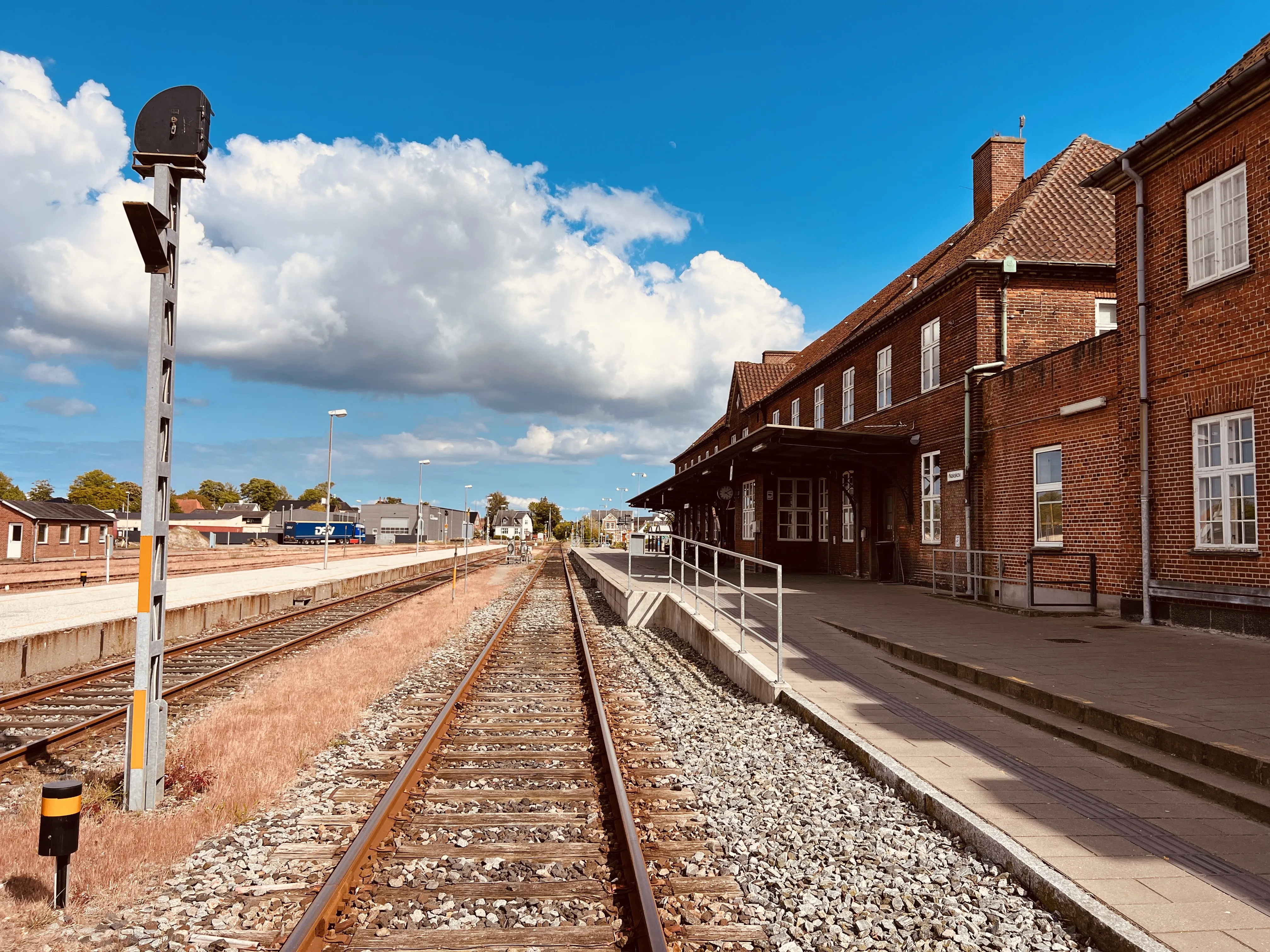 Billede af Nakskov Station.