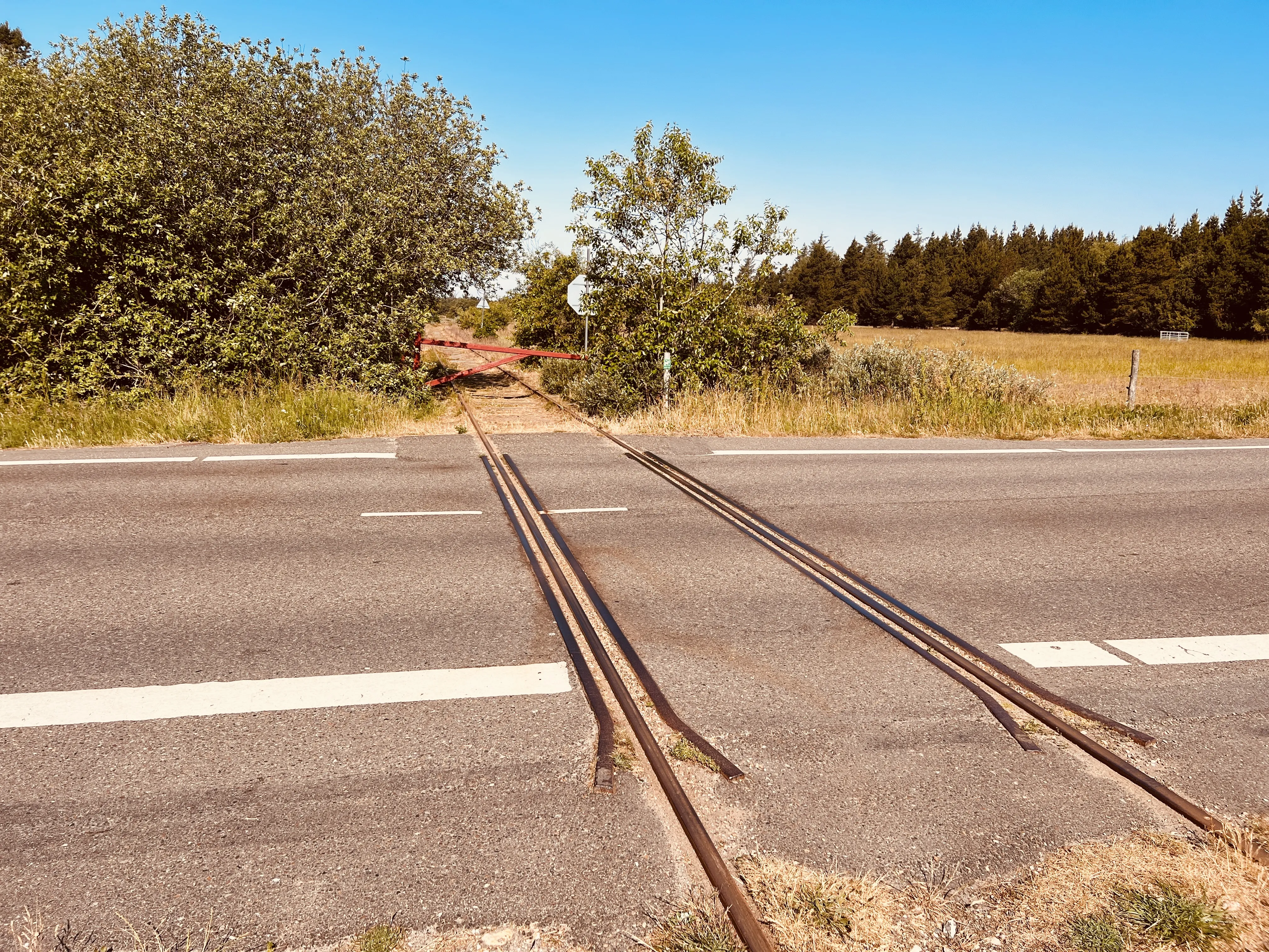 Billede af Houstrupvej Trinbræt - Trinbræt er nedrevet, men Houstrupvej Trinbræt har ligget her.