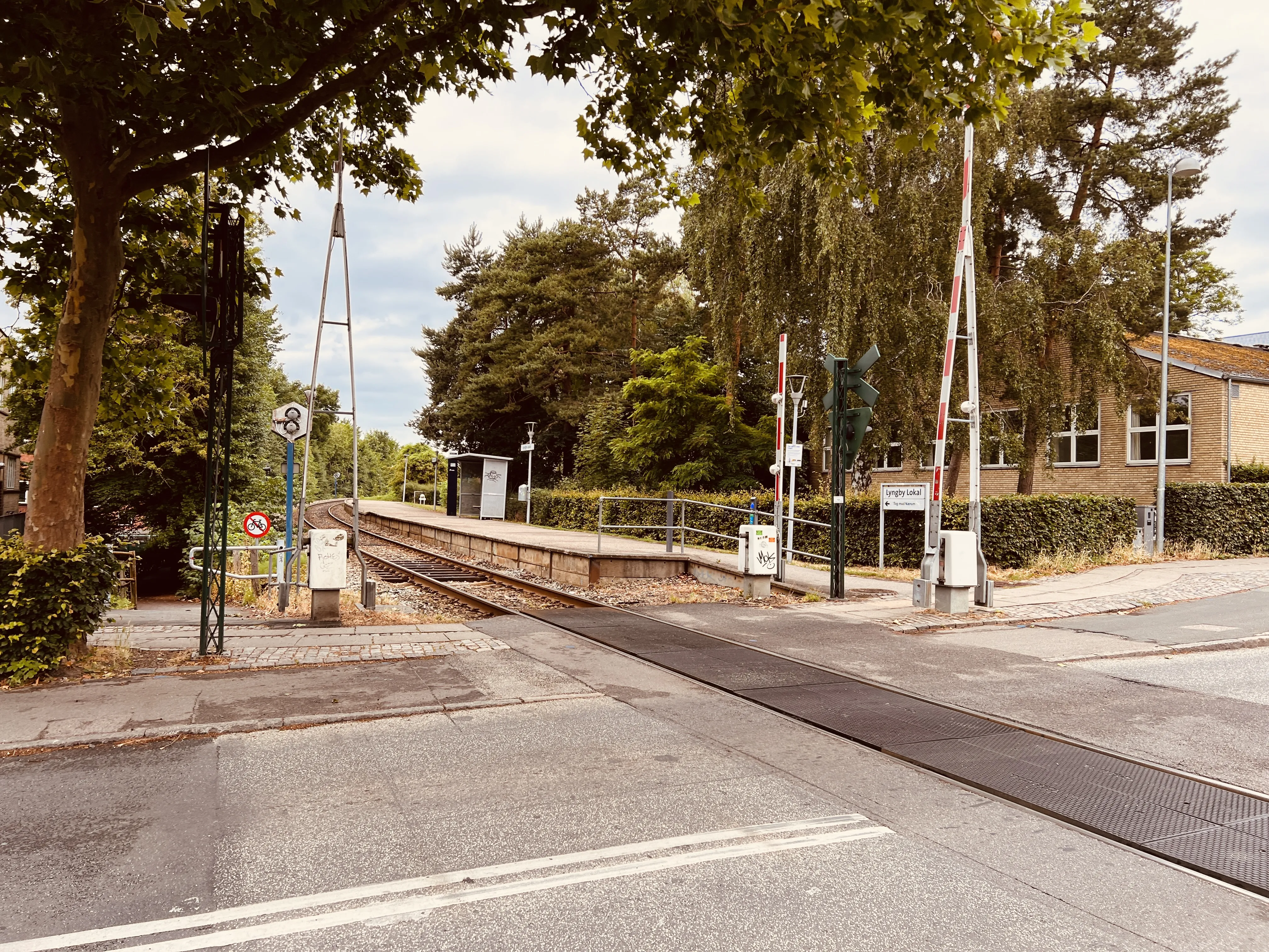 Billede af Lyngby Lokal Station.