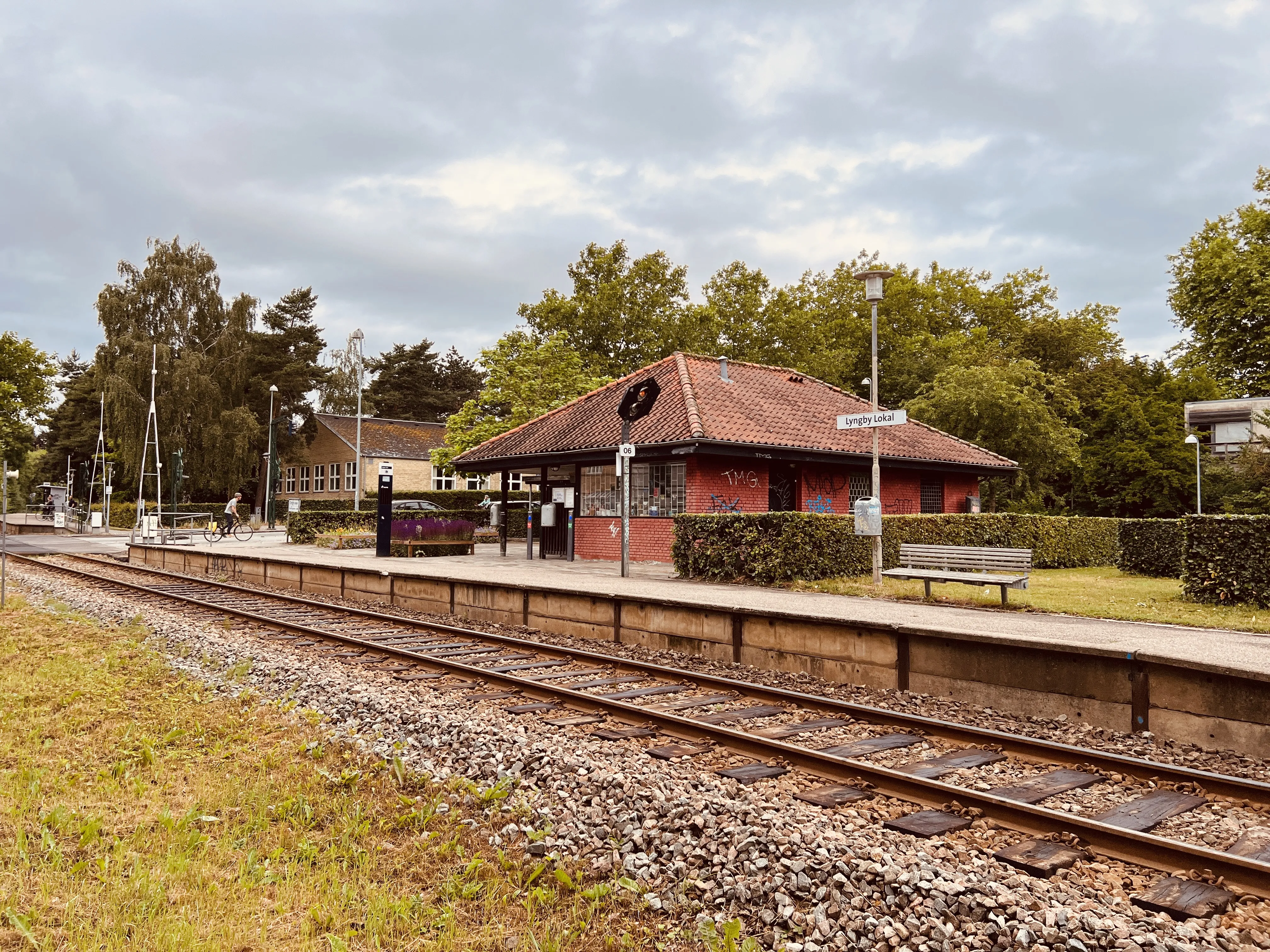 Billede af Lyngby Lokal Station.