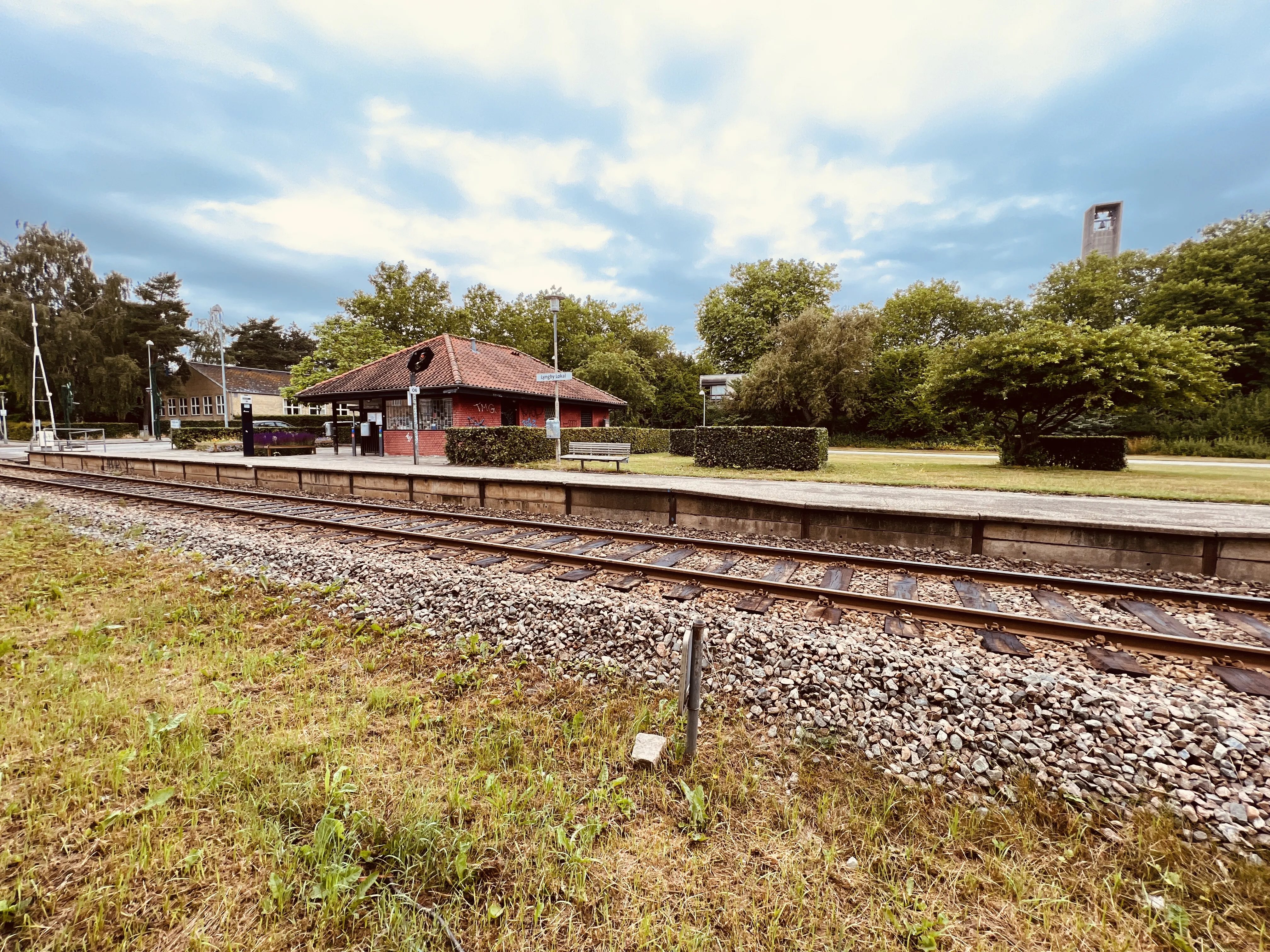 Billede af Lyngby Lokal Station.