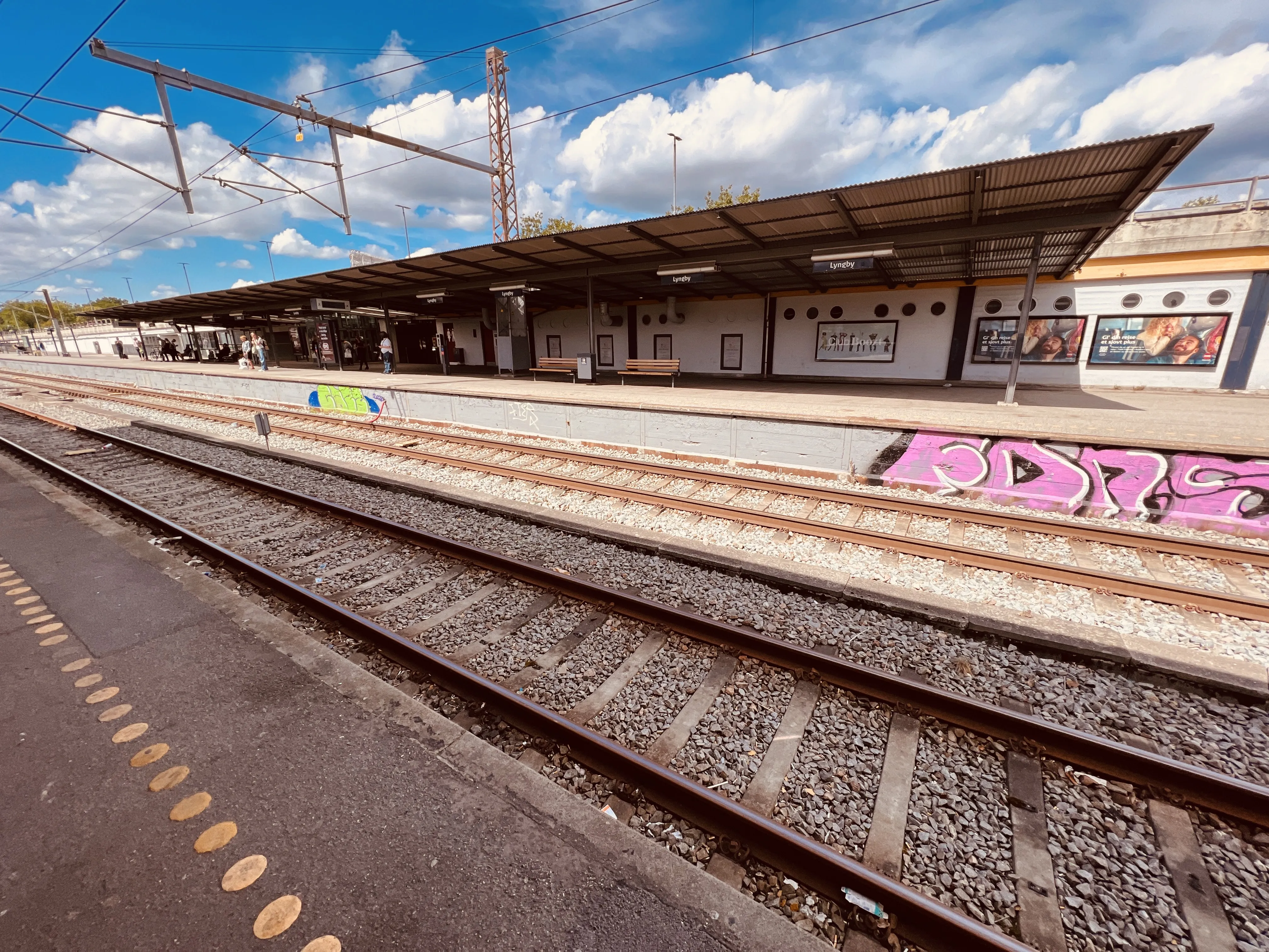 Billede af Lyngby Station.