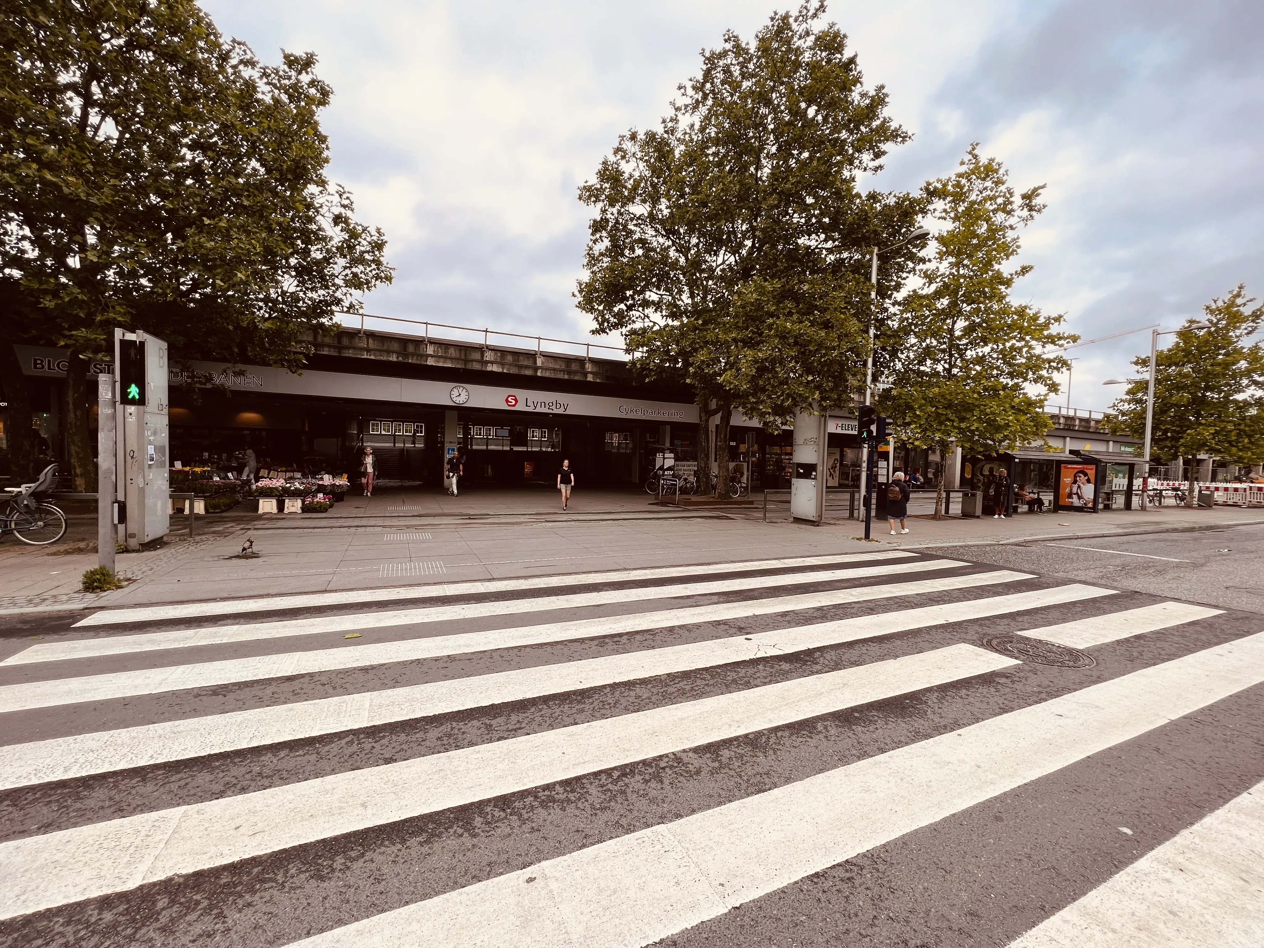 Billede af Lyngby Station.