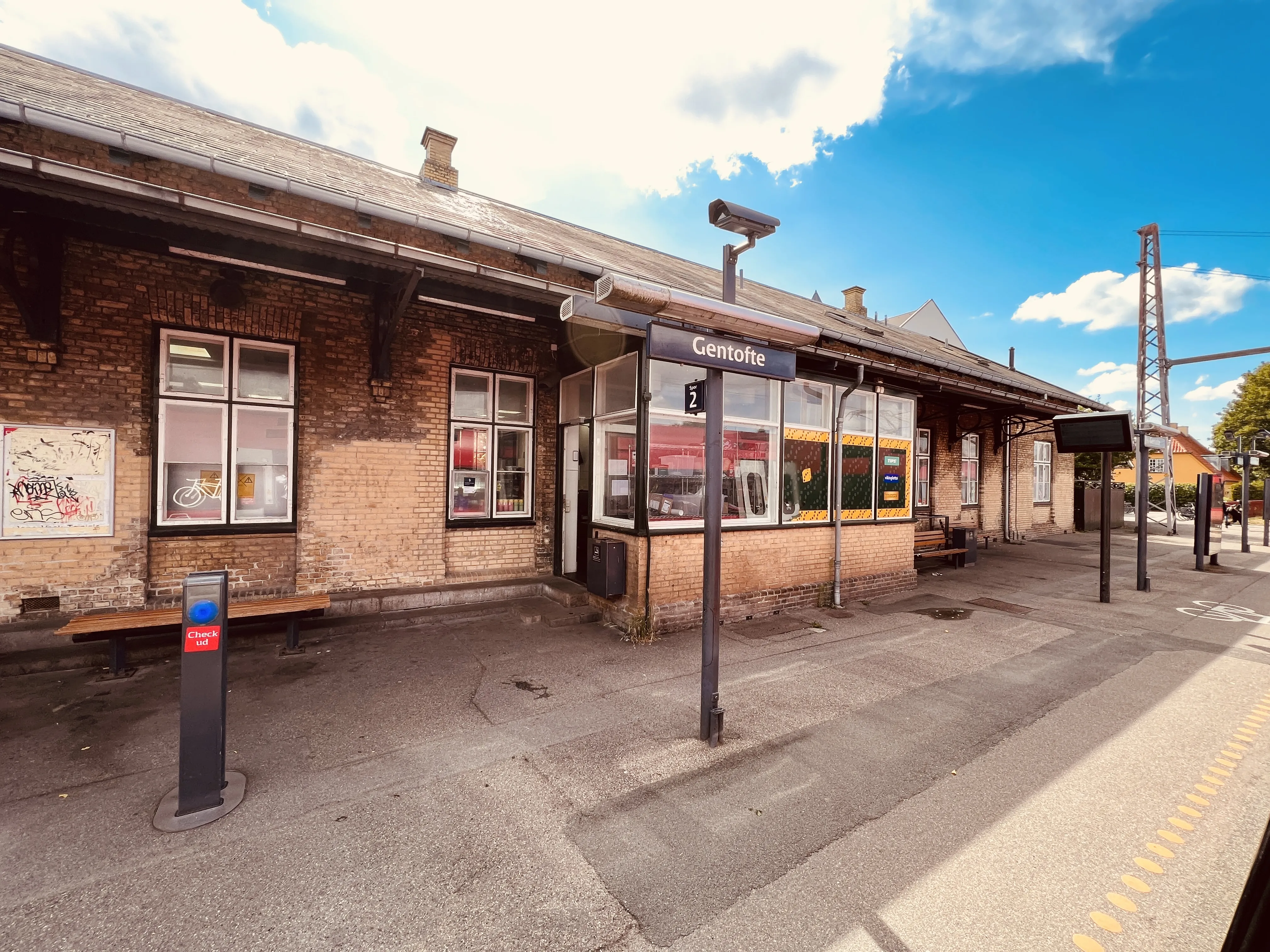 Billede af Hellerup Station.