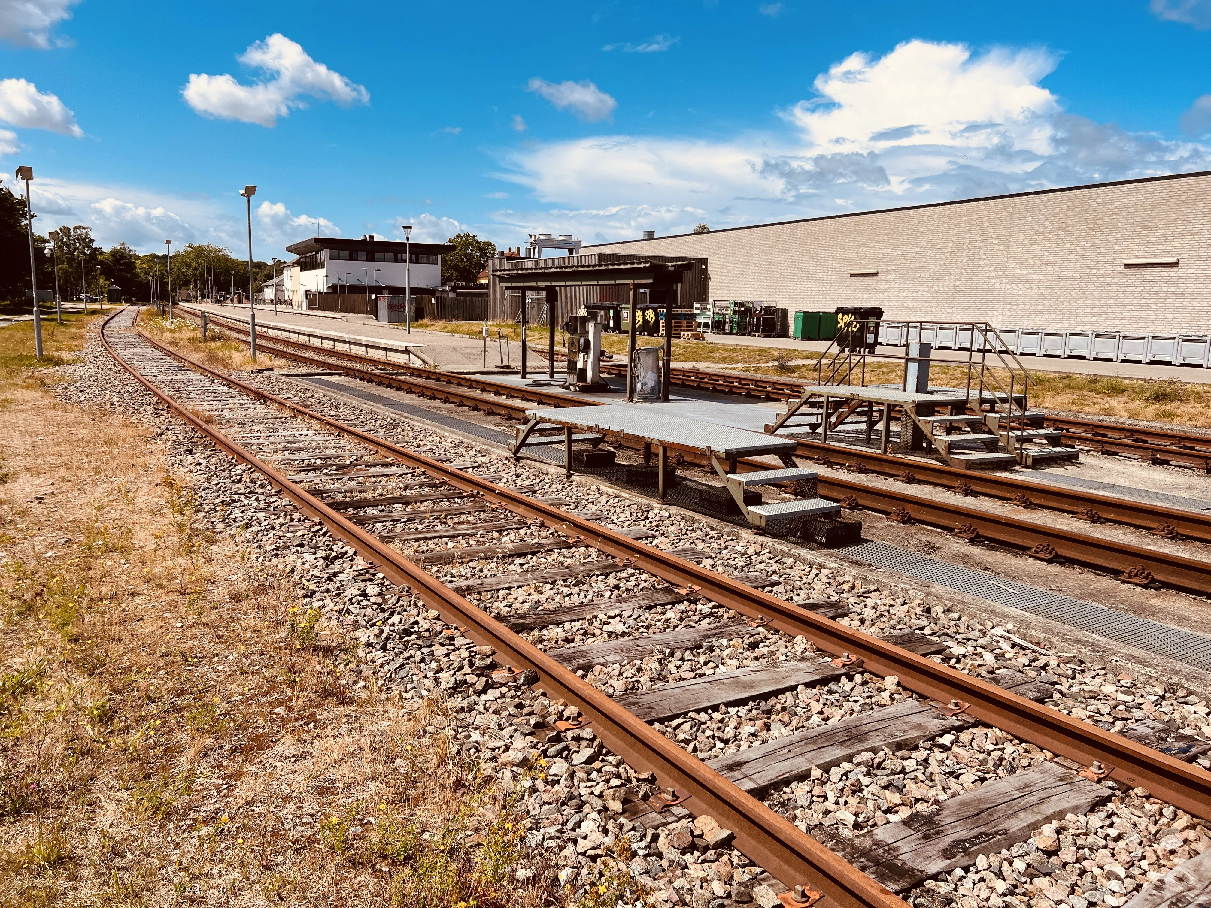 Billede af tankanlæg ved Nykøbing Sjælland Station. Billede af tankanlæg ved Nykøbing Sjælland Station.