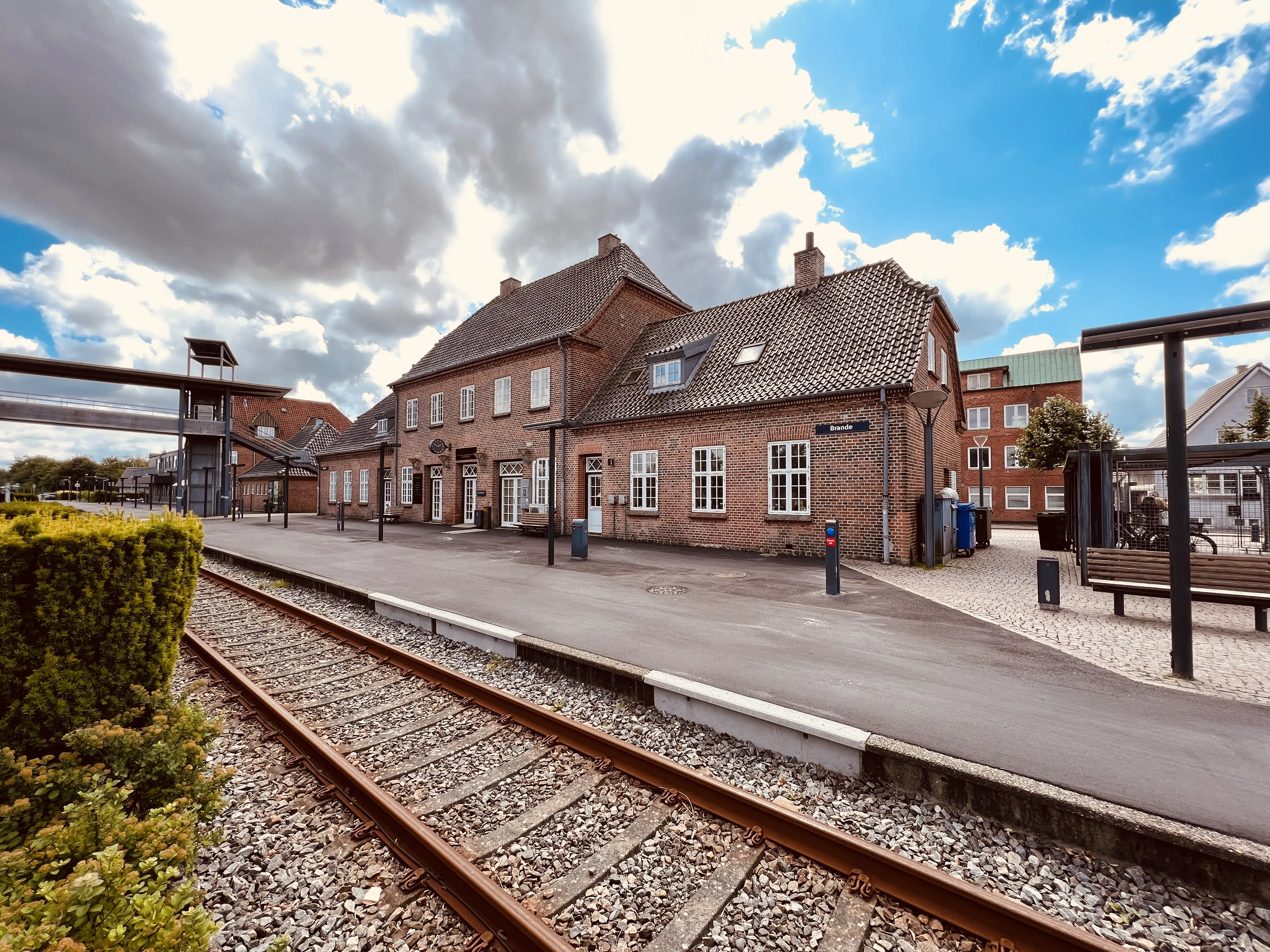 Billede af Brande Station.