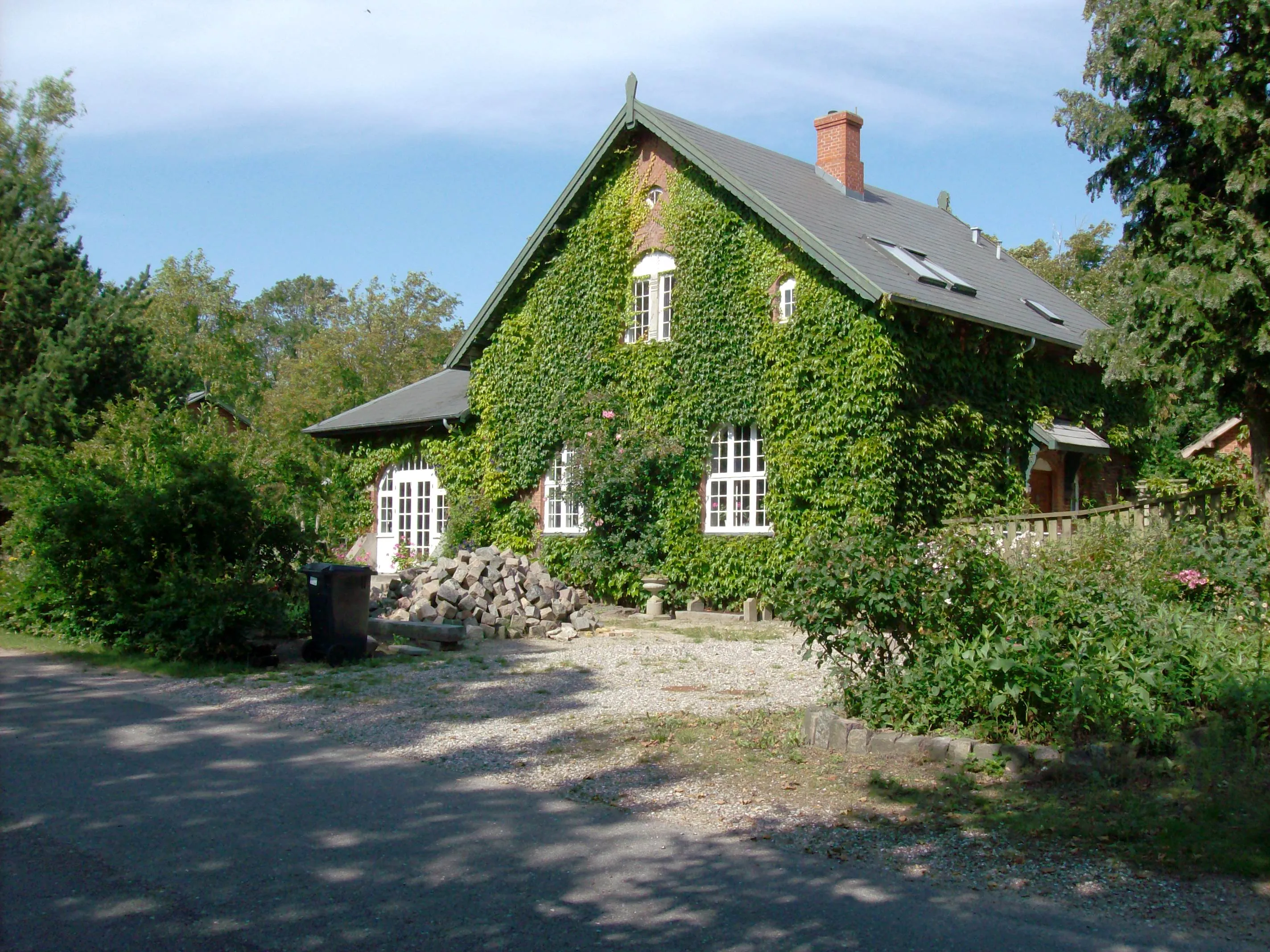 Billede af Løve Trinbræt, som lå bag den gamle Løve Station.