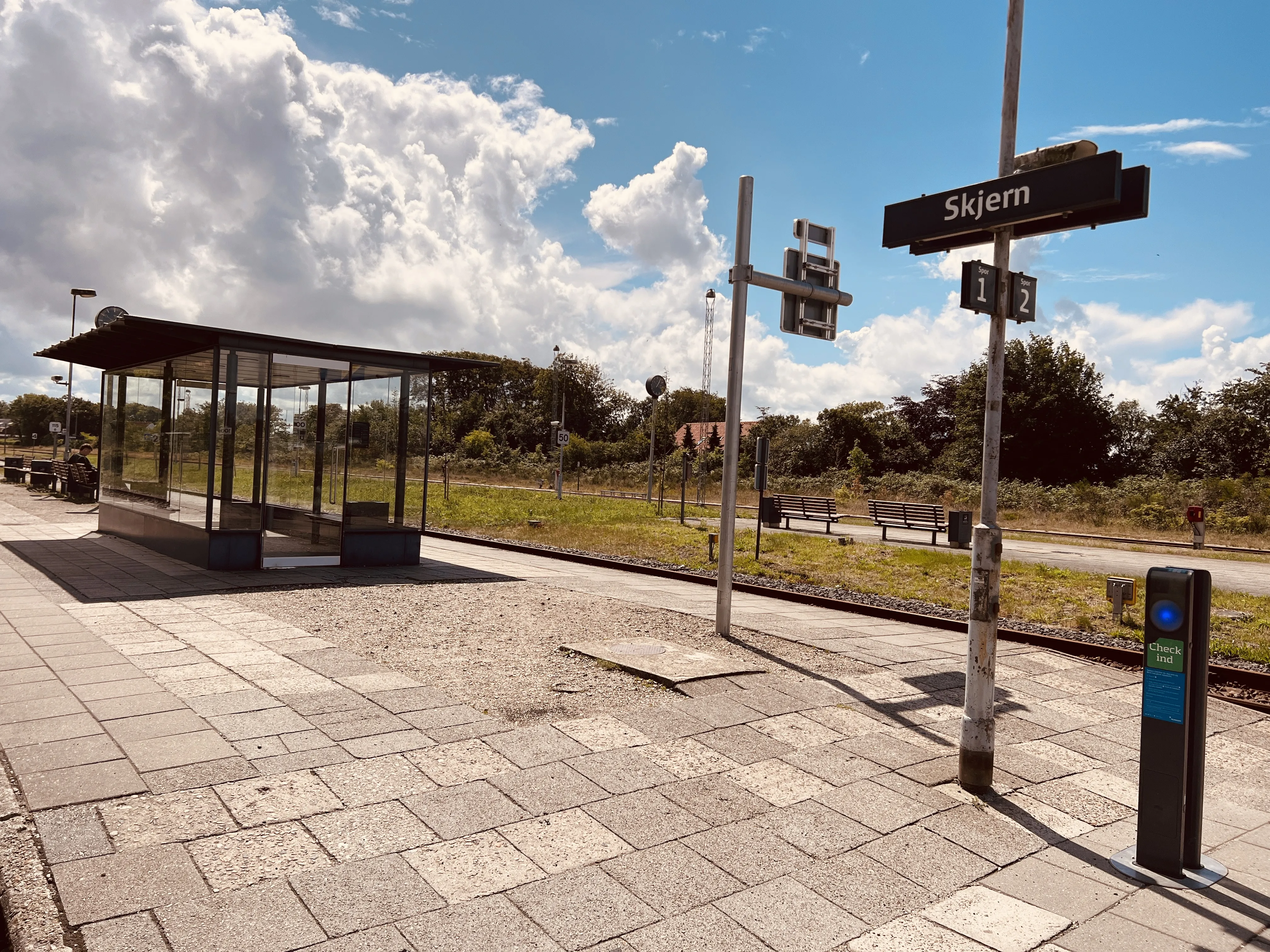 Billede af Skjern Station. Billede af Skjern Station.