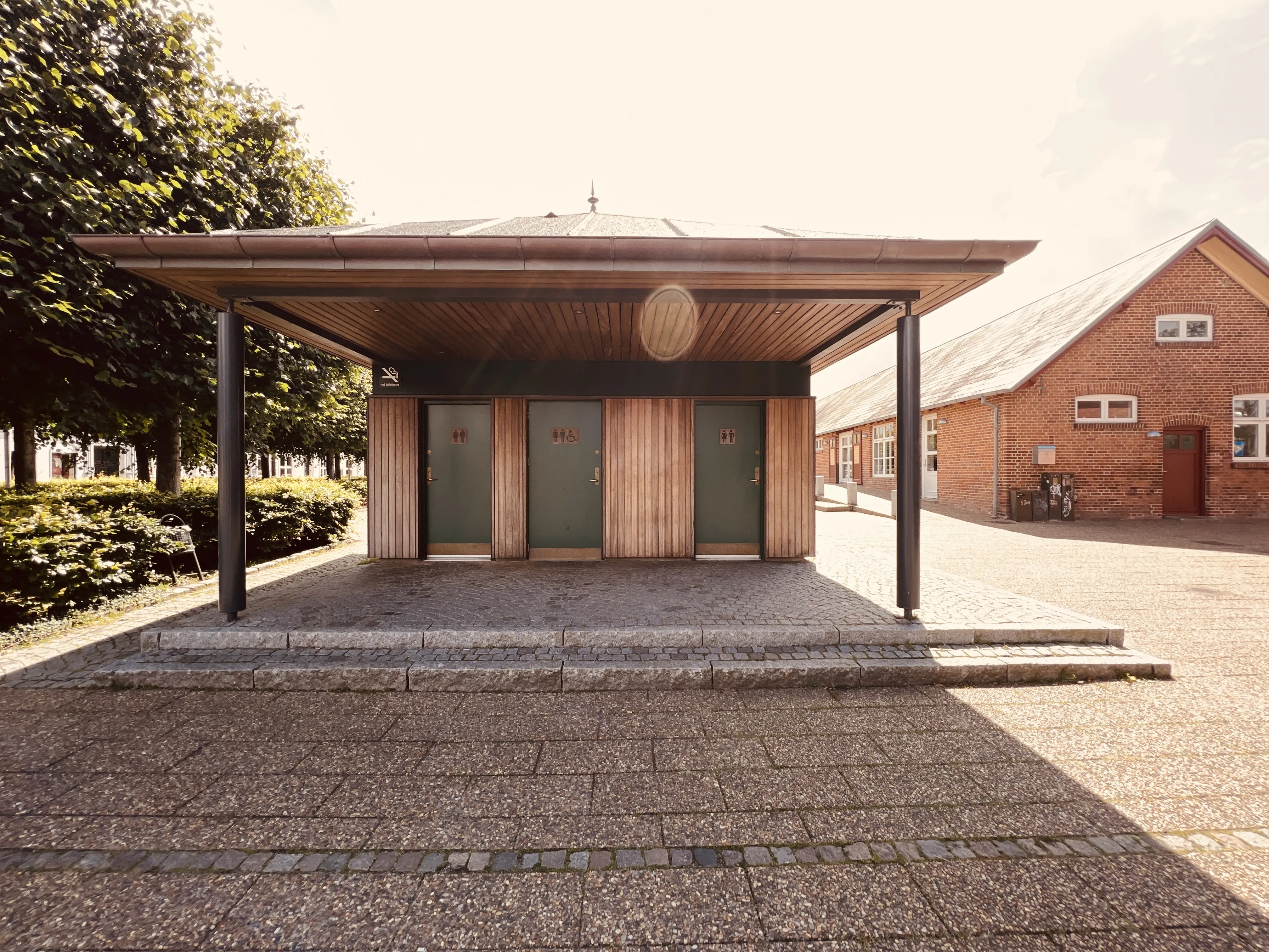 Billede af Skjern Stations "retirade". Billede af Skjern Stations "retirade".