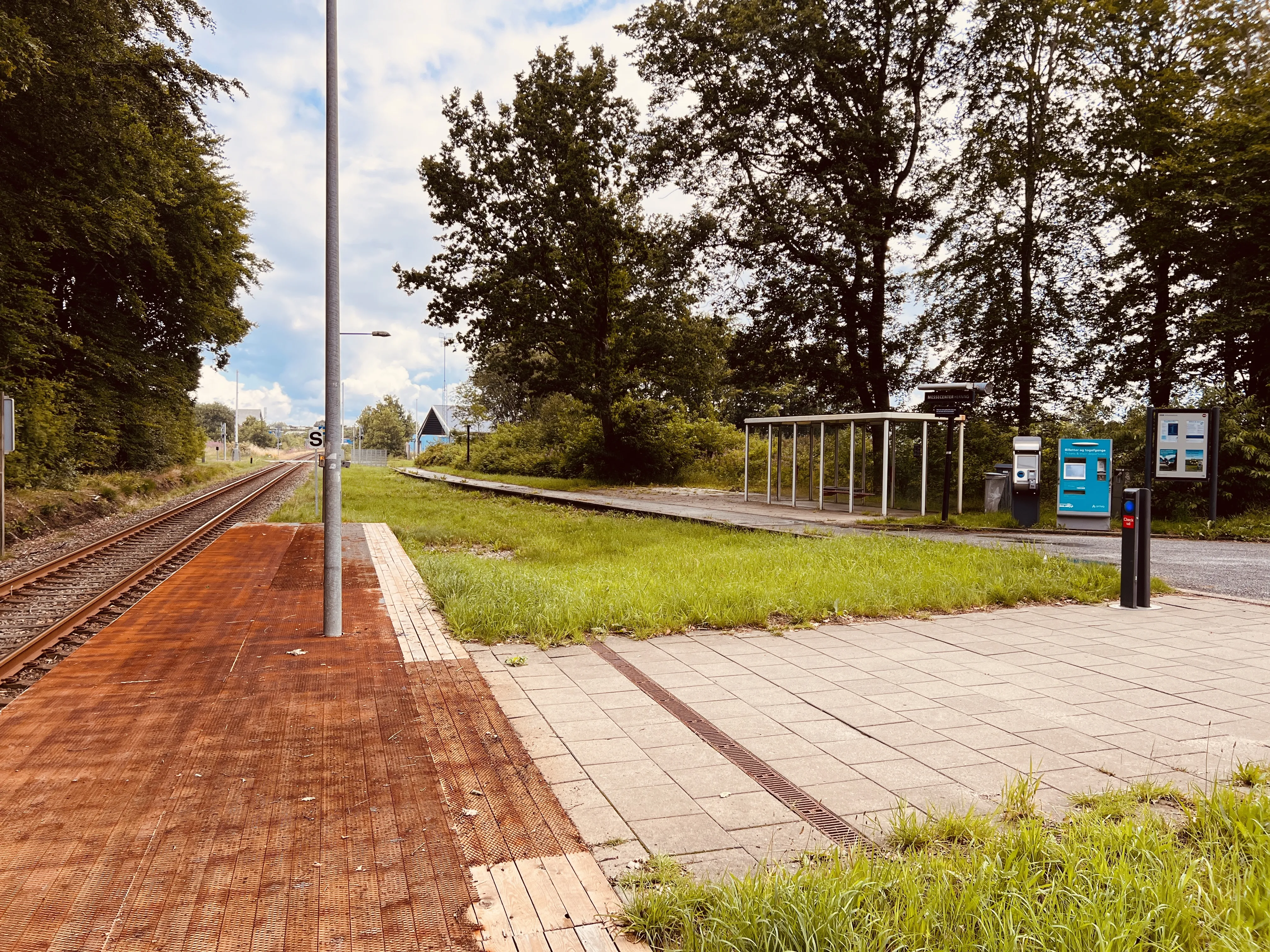 Billede af Messecenter Herning Trinbræt. Billede af Messecenter Herning Trinbræt.