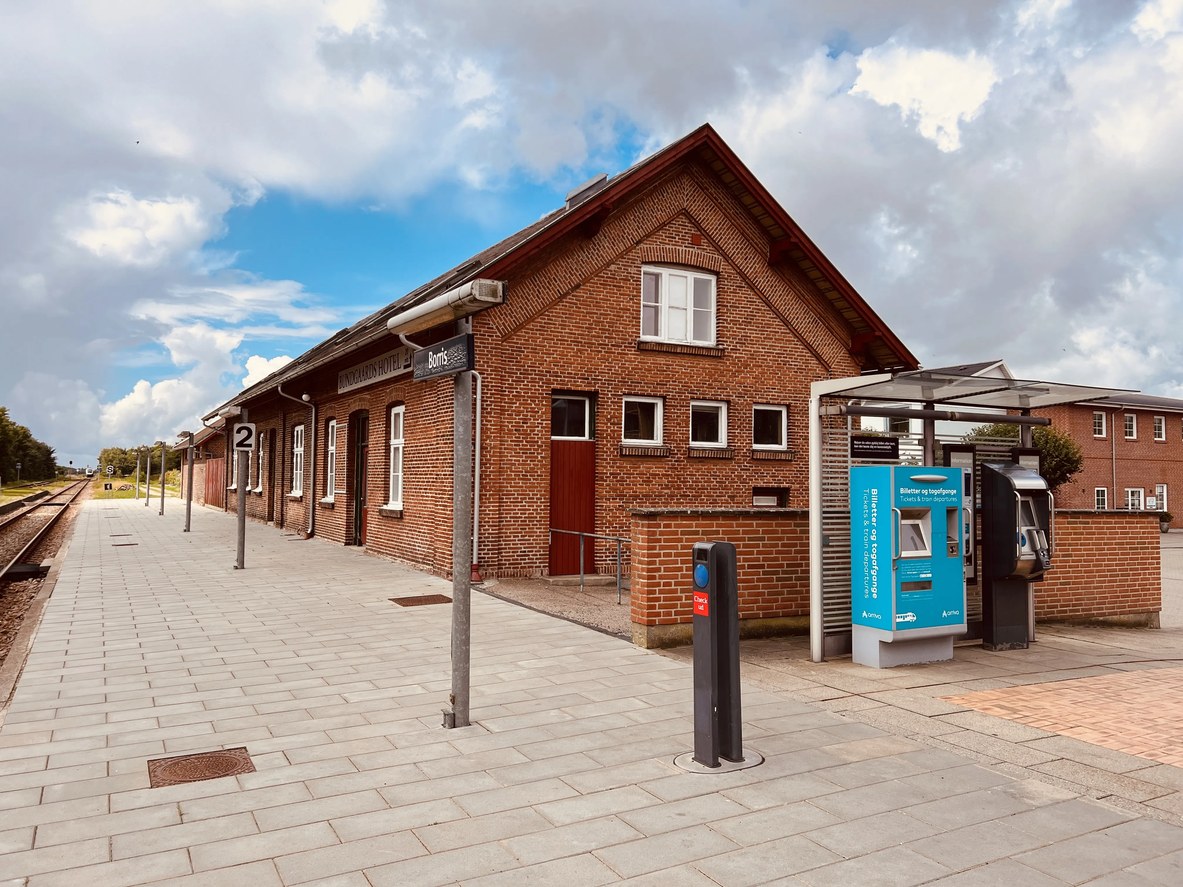 Billede af Borris Station.