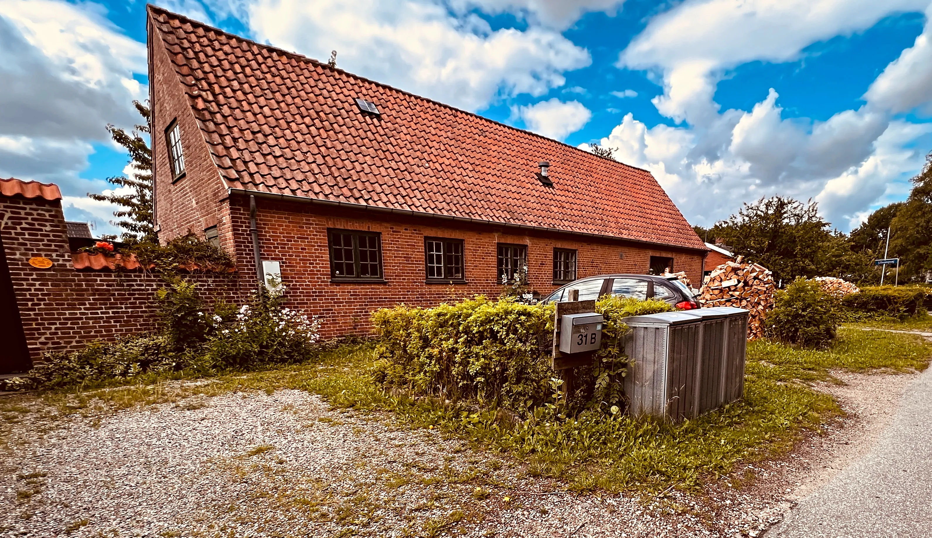 Billede af Jystrup Stations varehus.