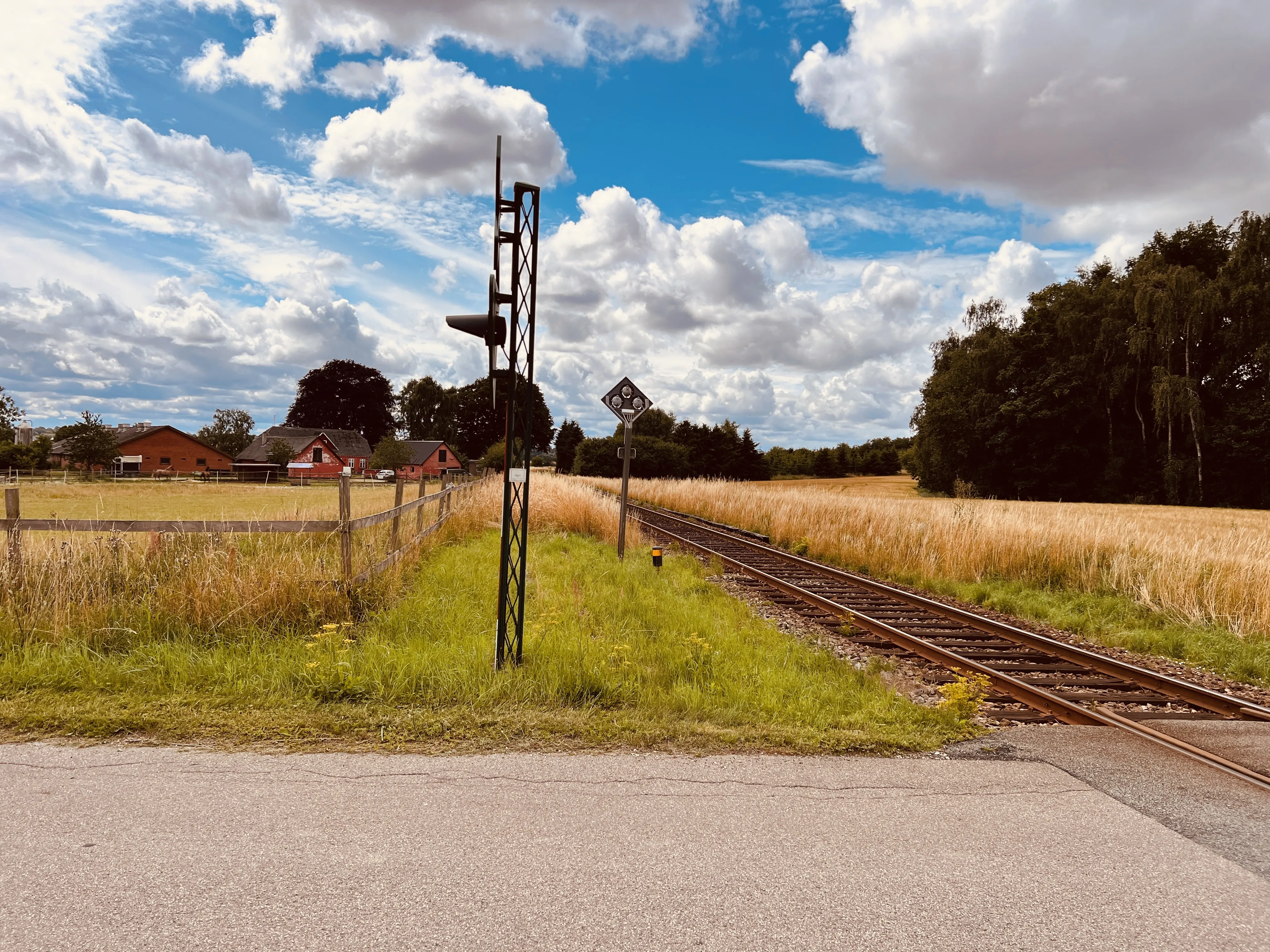 Billede af Udstrup Trinbræt - Trinbræt er nedrevet, men Udstrup Trinbræt har ligget her.