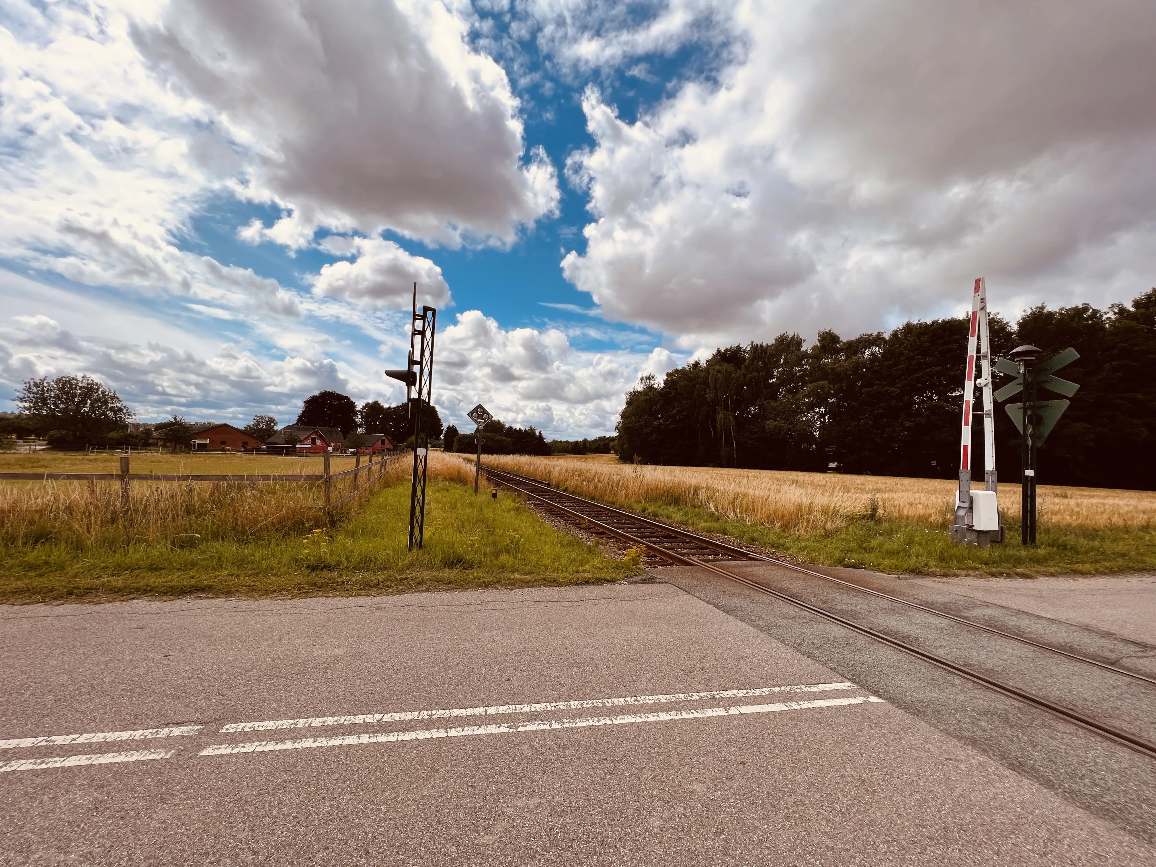 Billede af Udstrup Trinbræt - Trinbræt er nedrevet, men Udstrup Trinbræt har ligget her.