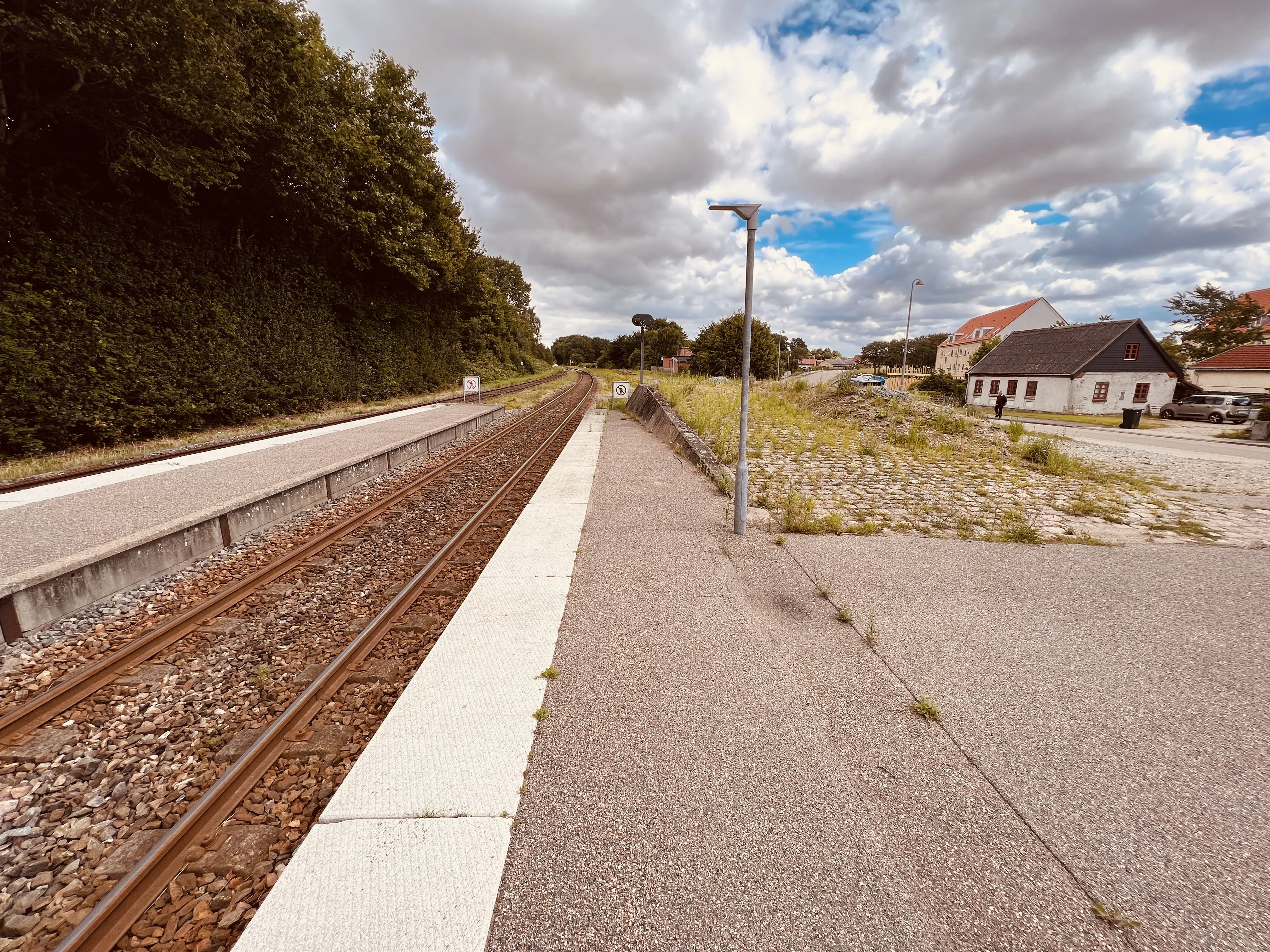 Billede af Store Merløse Stations læsserampe. Billede af Store Merløse Stations læsserampe.