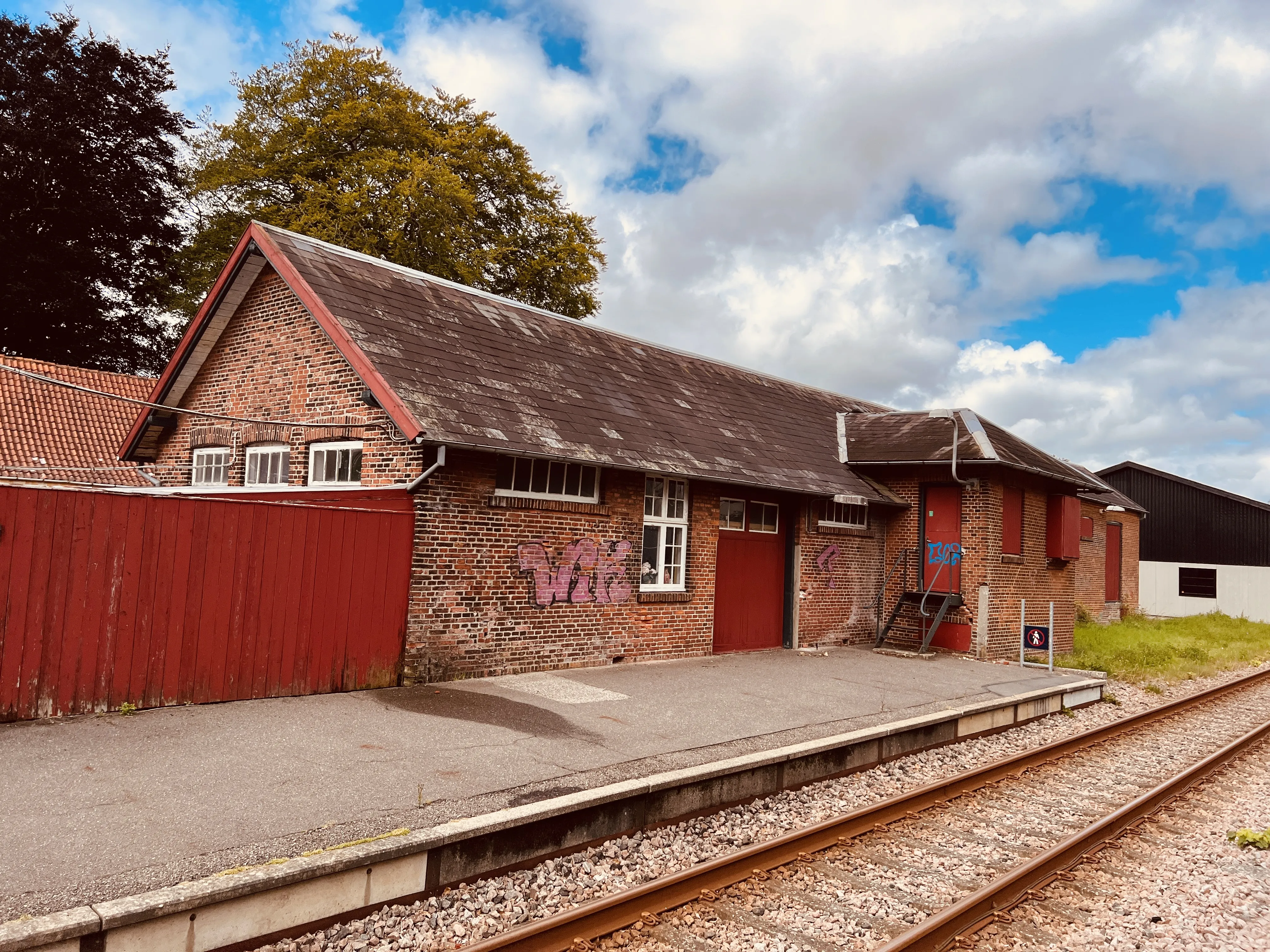 Billede af Ølgod Stations varehus. Billede af Ølgod Stations varehus.