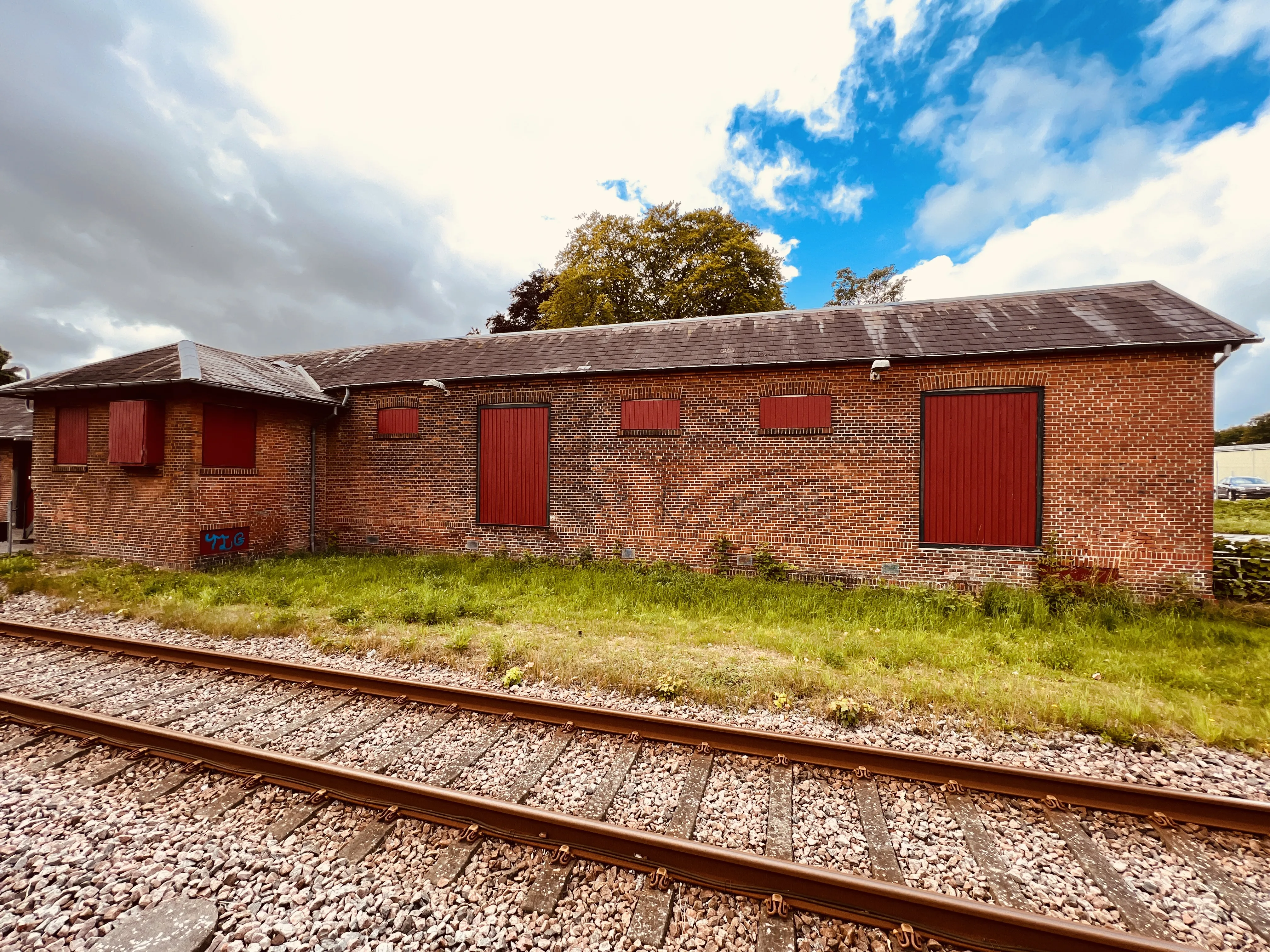 Billede af Ølgod Stations varehus.