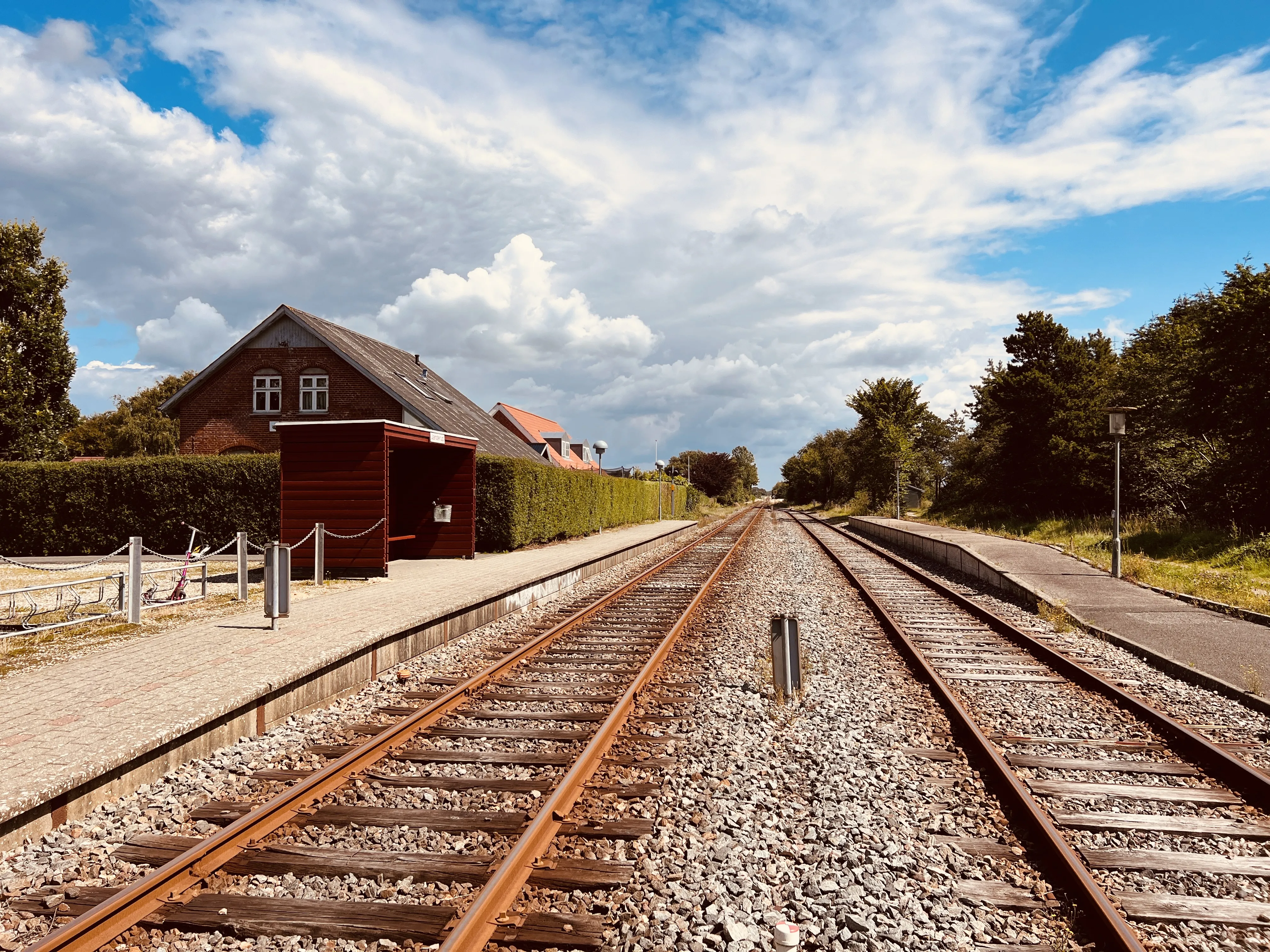 Billede af Janderup Station.