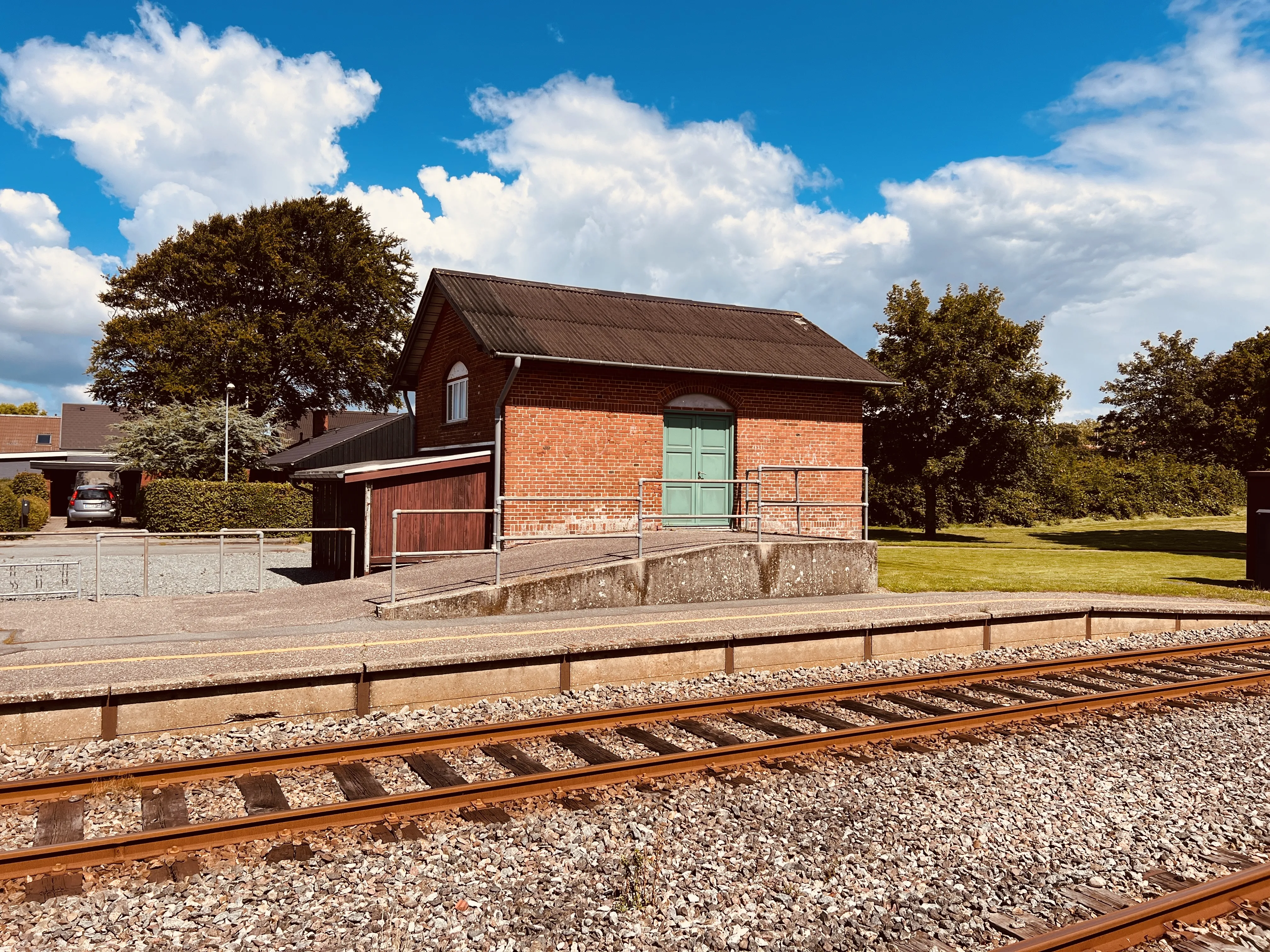 Billede af Billum Stations varehus. Billede af Billum Stations varehus.