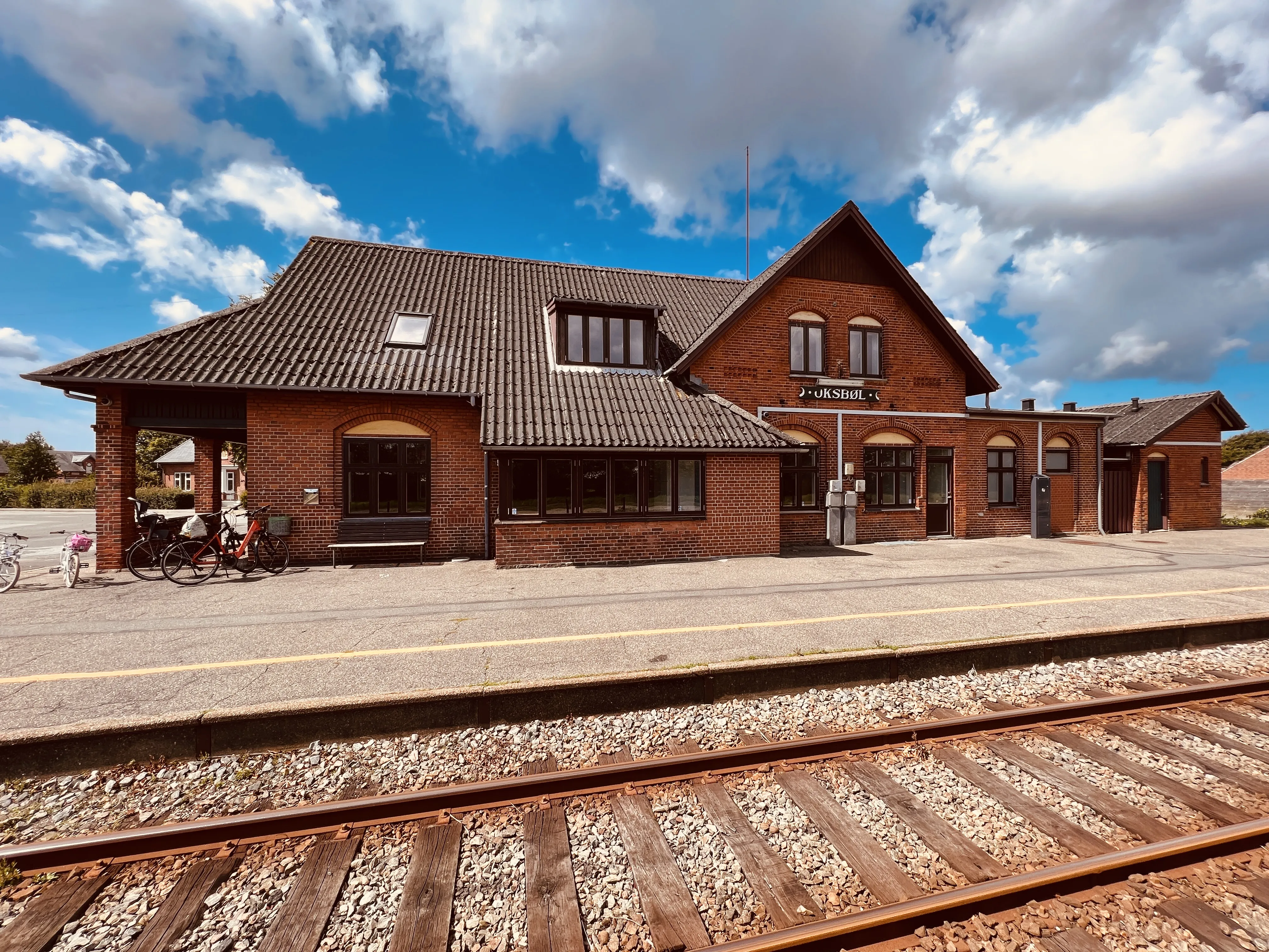 Billede af Oksbøl Station.