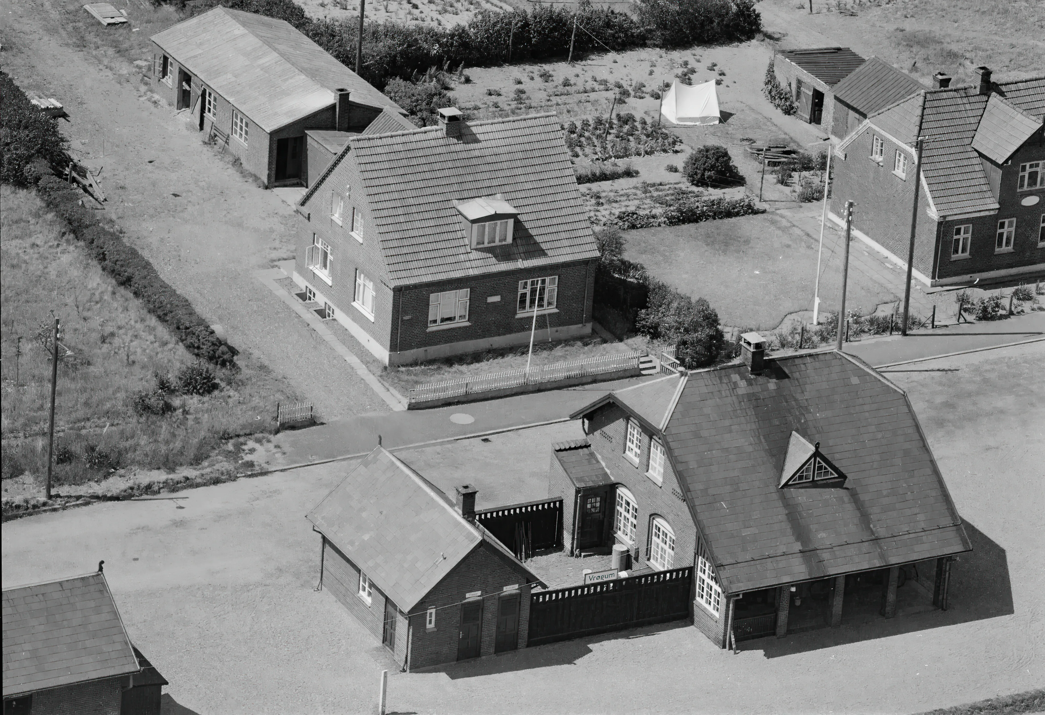 Billede af Vrøgum Station.