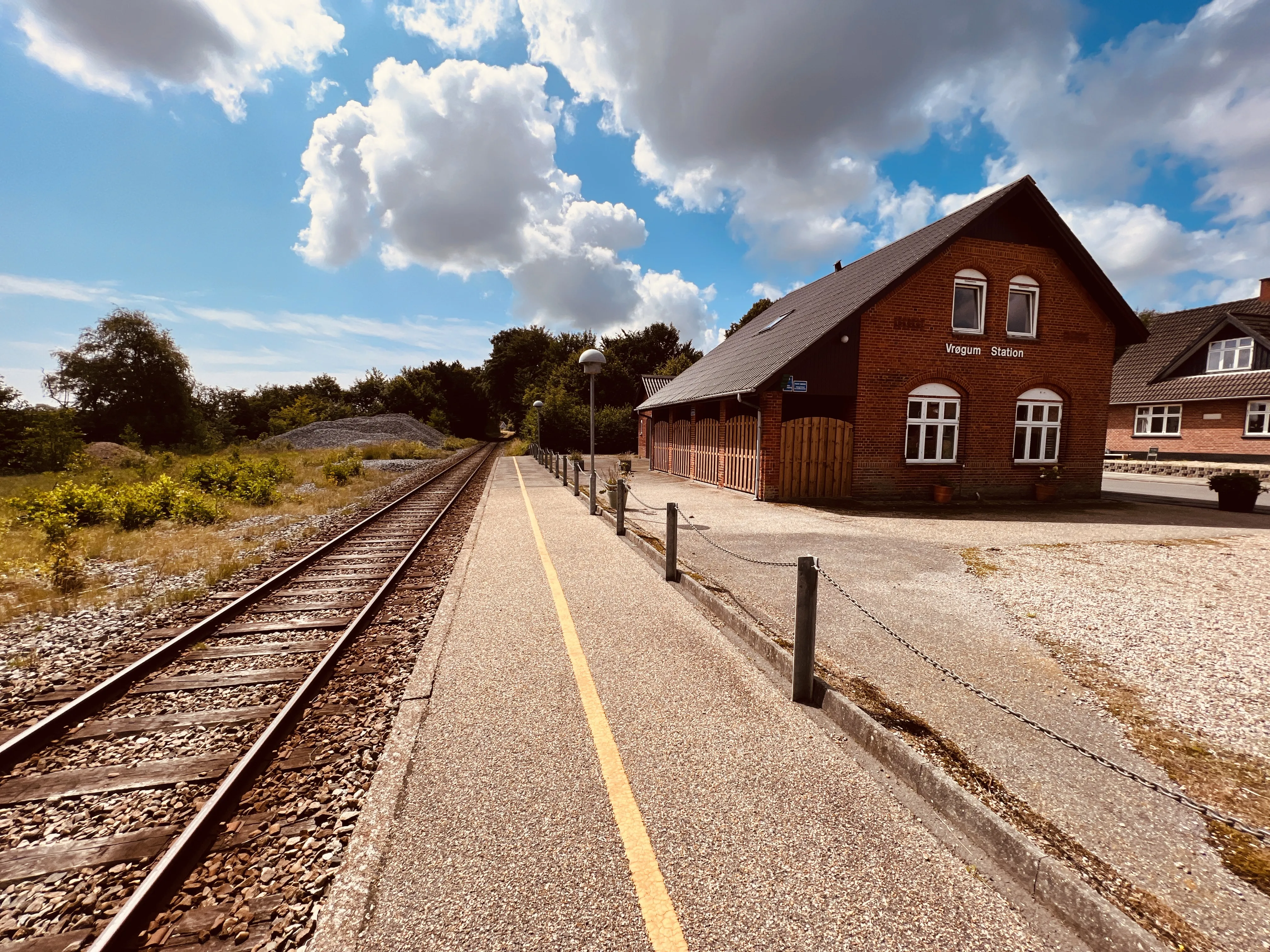 Billede af Vrøgum Station.