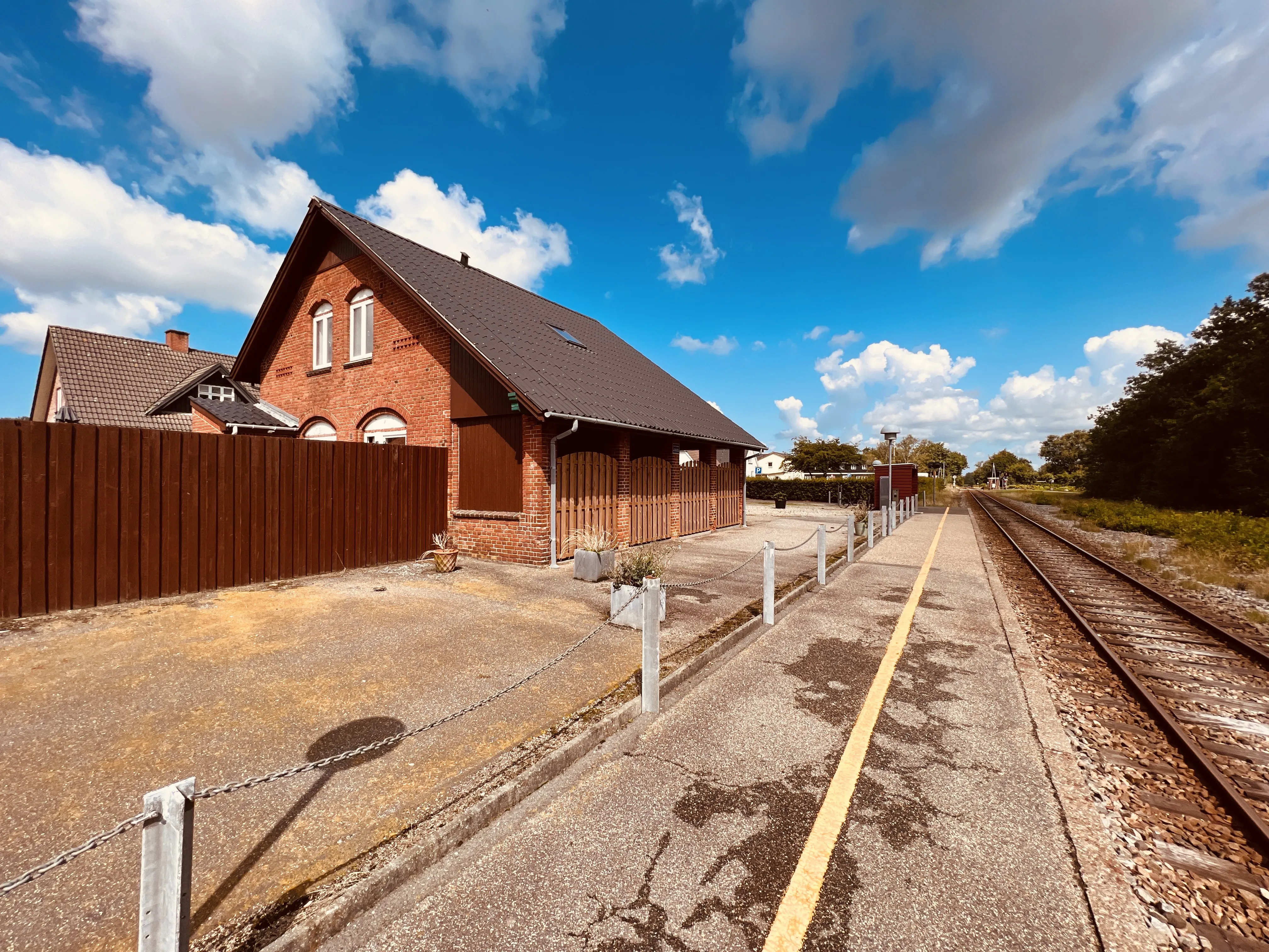 Billede af Vrøgum Station.