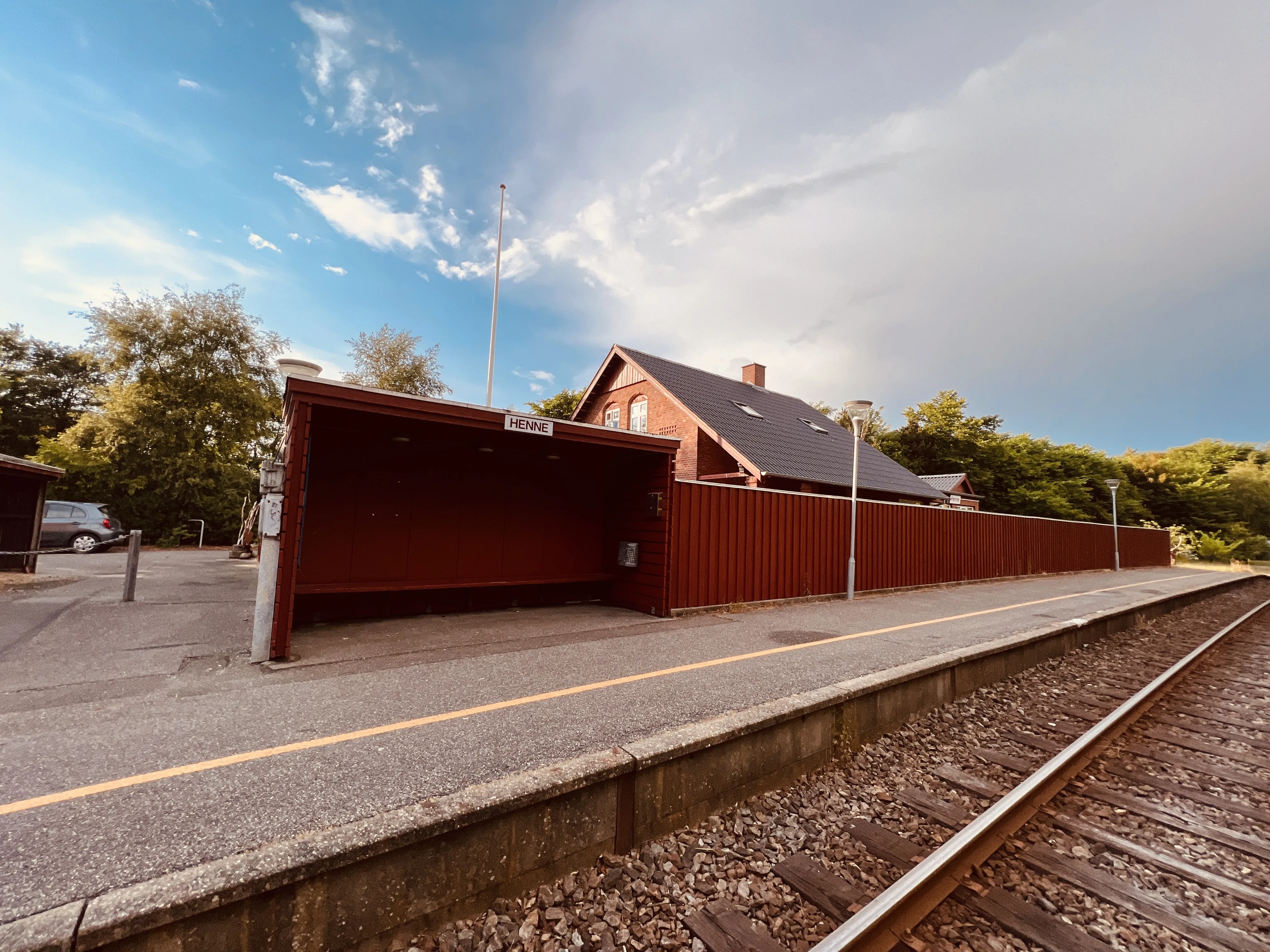 Billede af Henne Station.