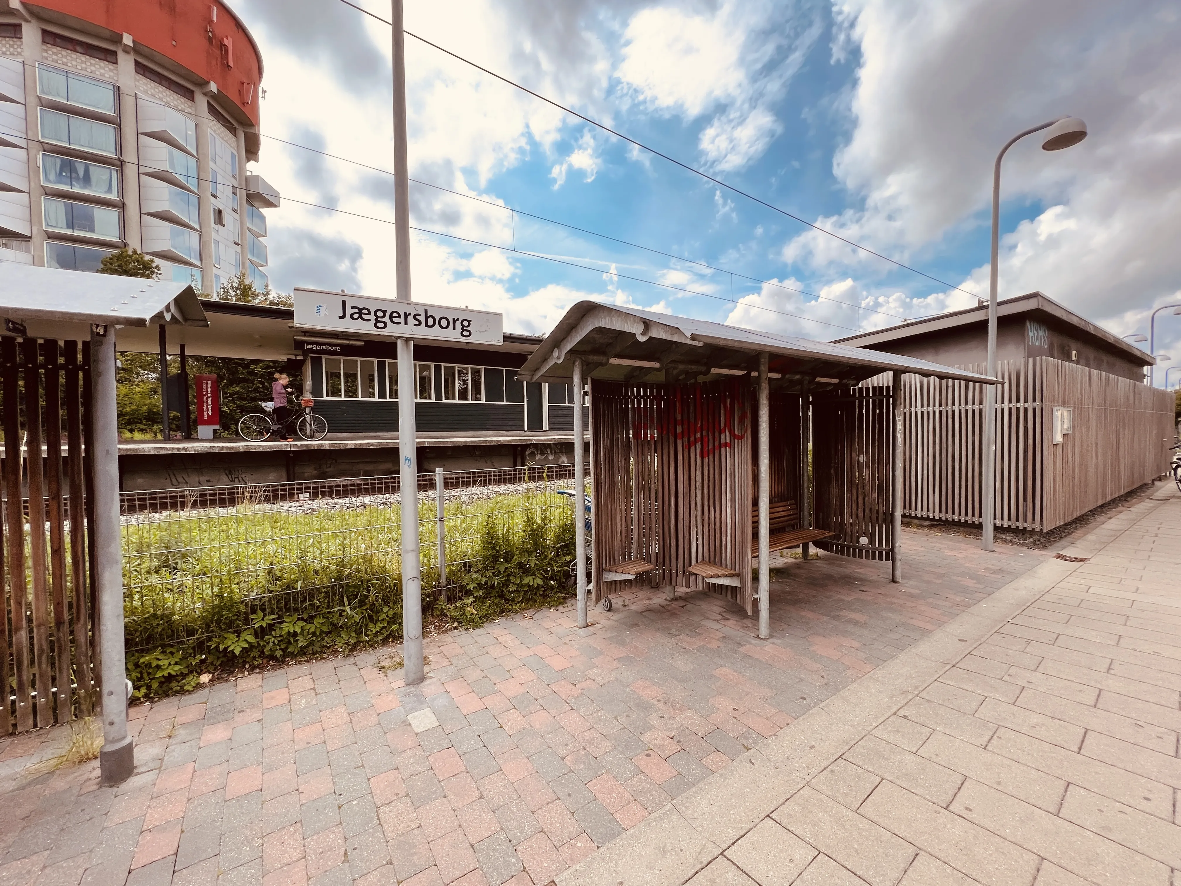 Billede af Jægersborg Lokalbane Station. Billede af Jægersborg Lokalbane Station.