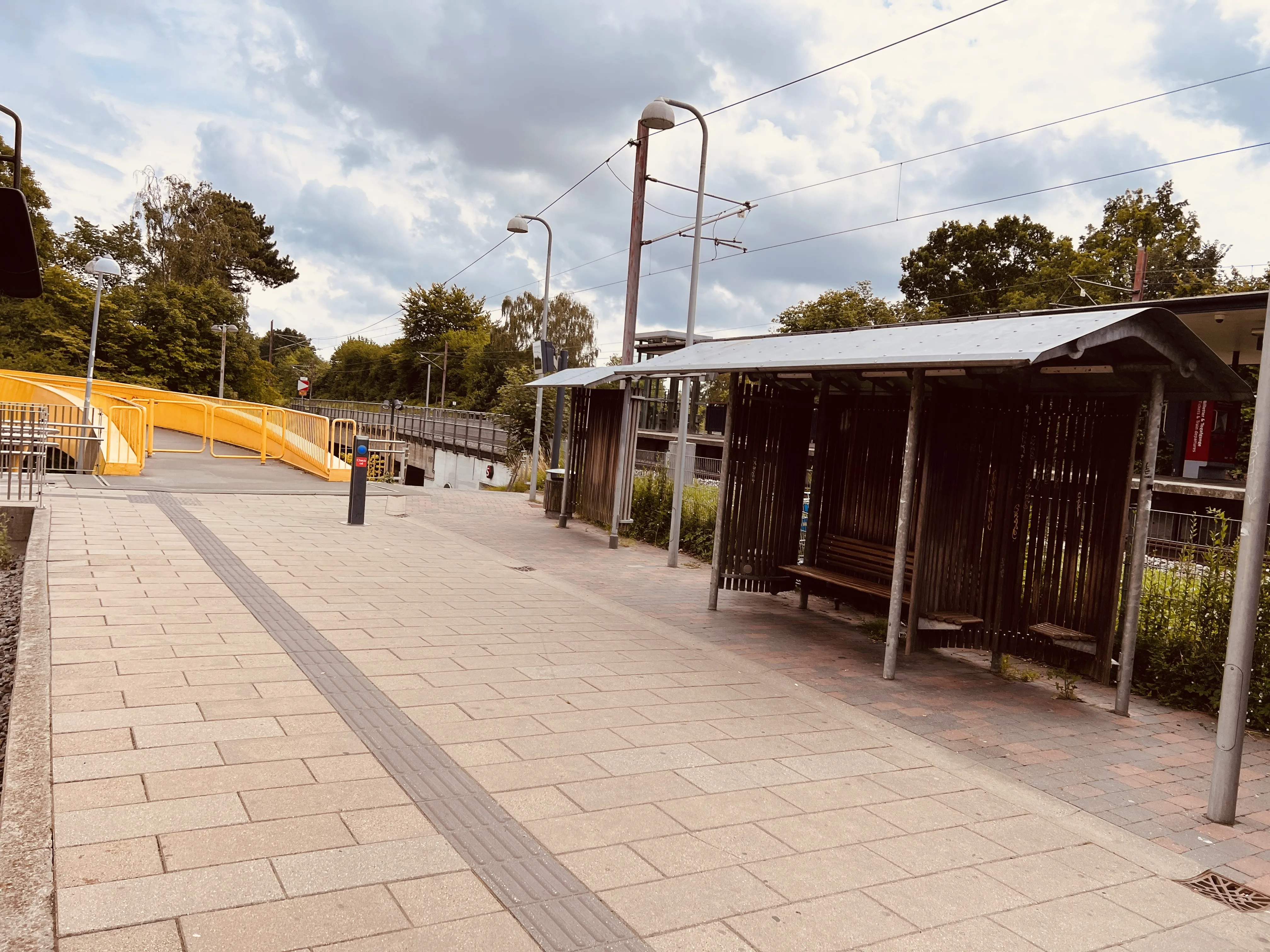 Billede af Jægersborg Lokalbane Station.